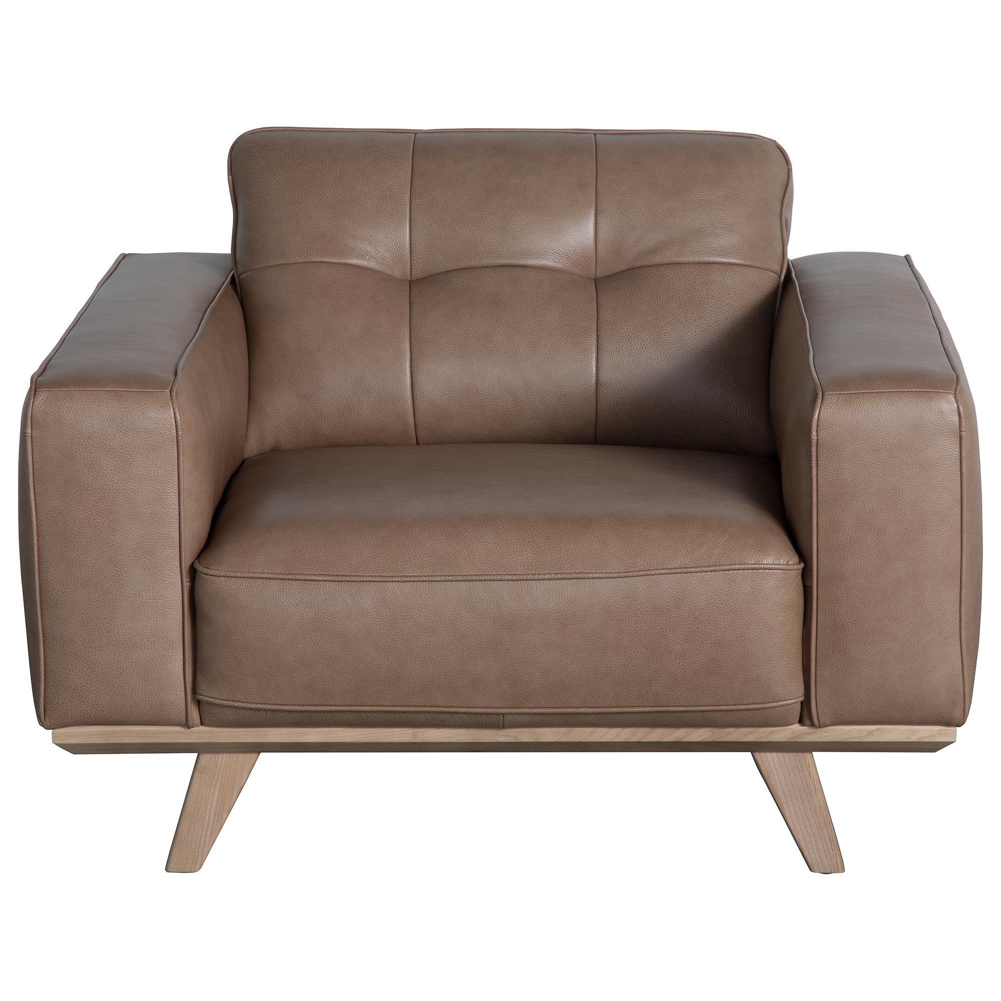 Interlochen Leather Accent Chair in York Sand Shop NFM