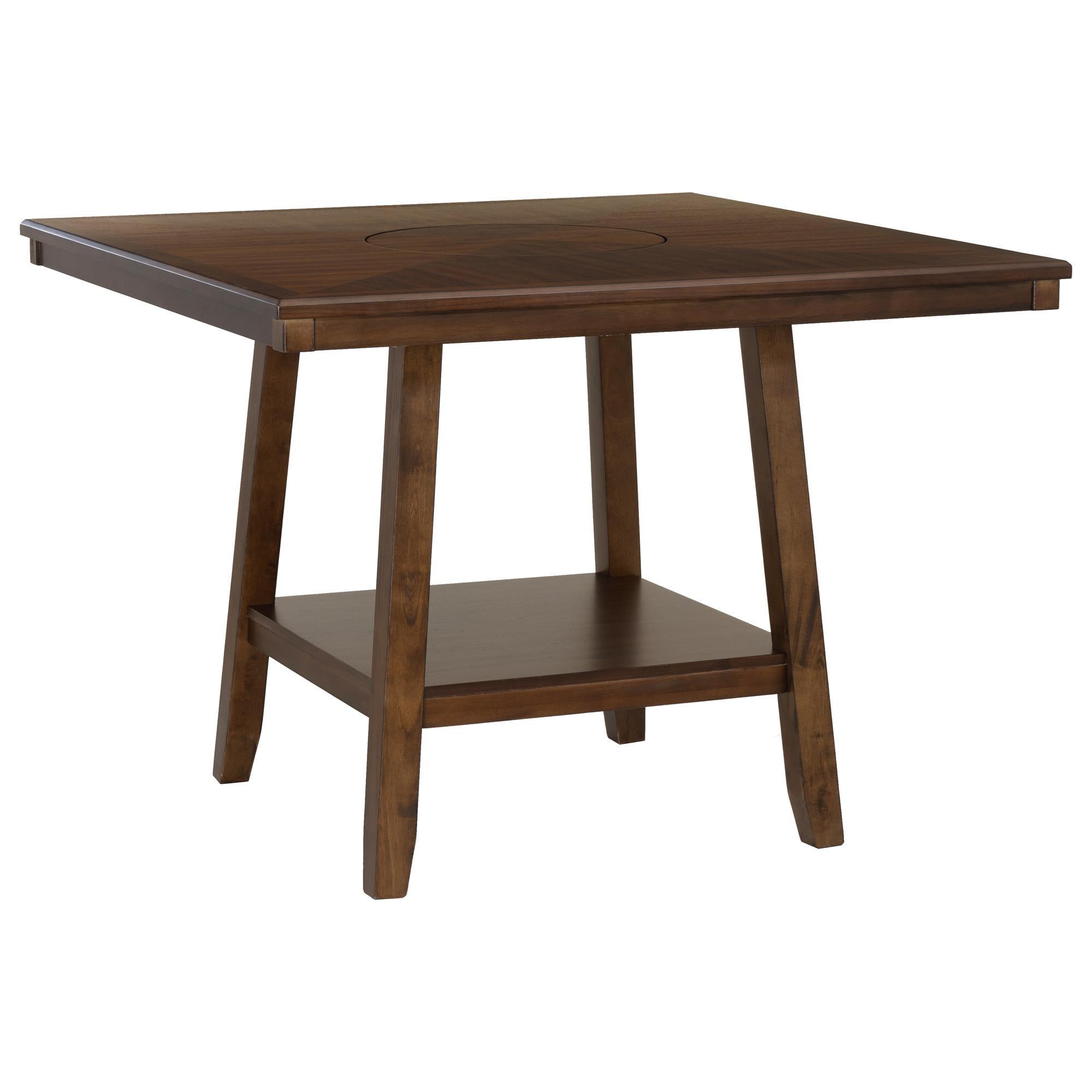 Linon Home Decor Spiva Counter Height Table with Lazy Susan in