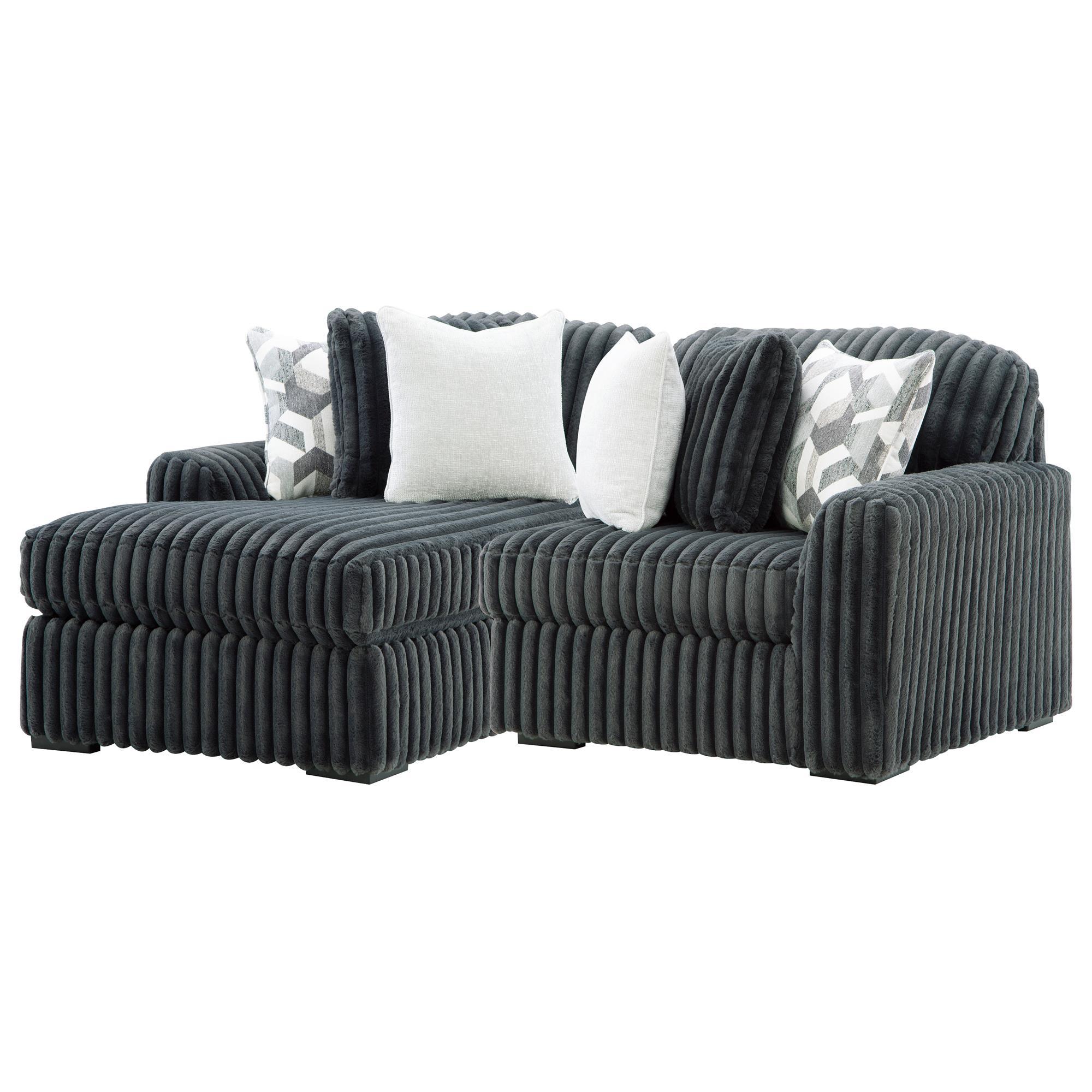 Ashley Midnight-Madness 2-Piece Left Facing Sectional with Chaise
