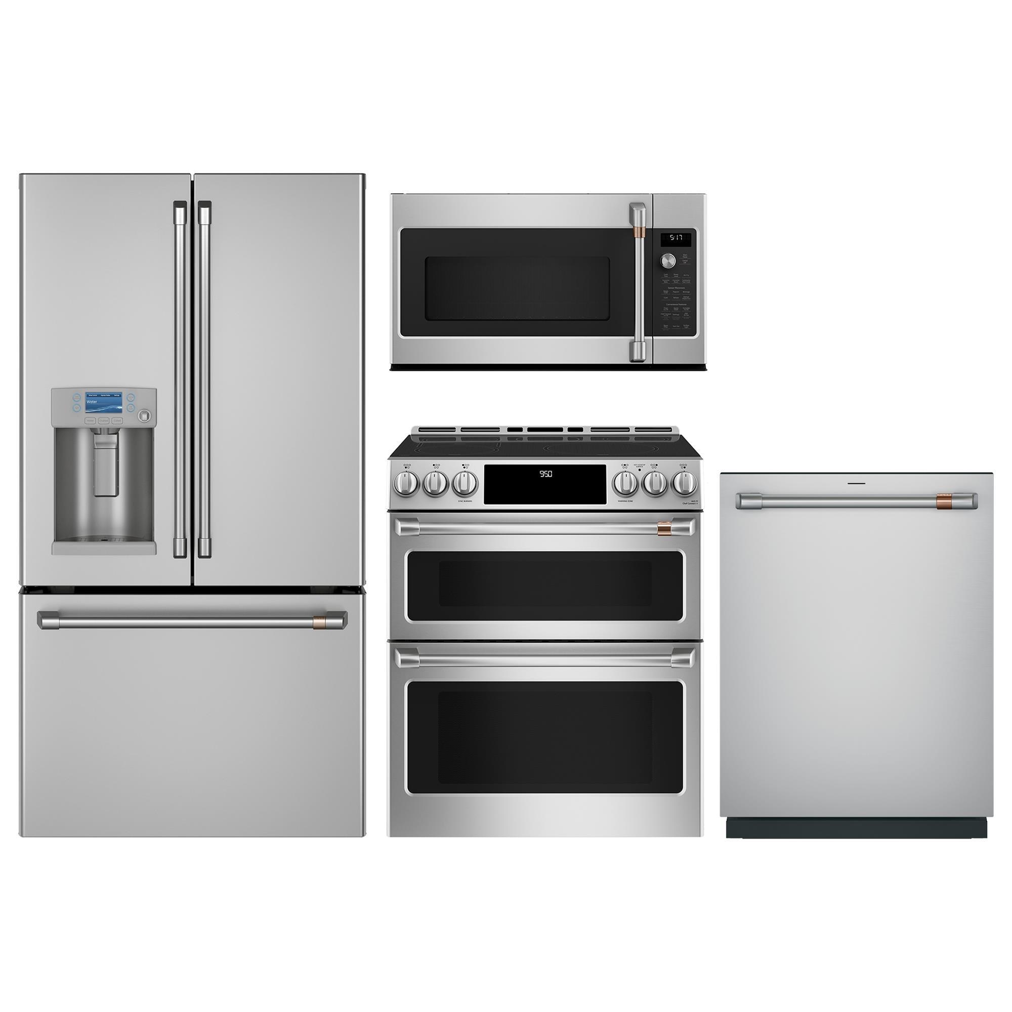 Cafe 4 Piece Kitchen Package in Stainless Steel