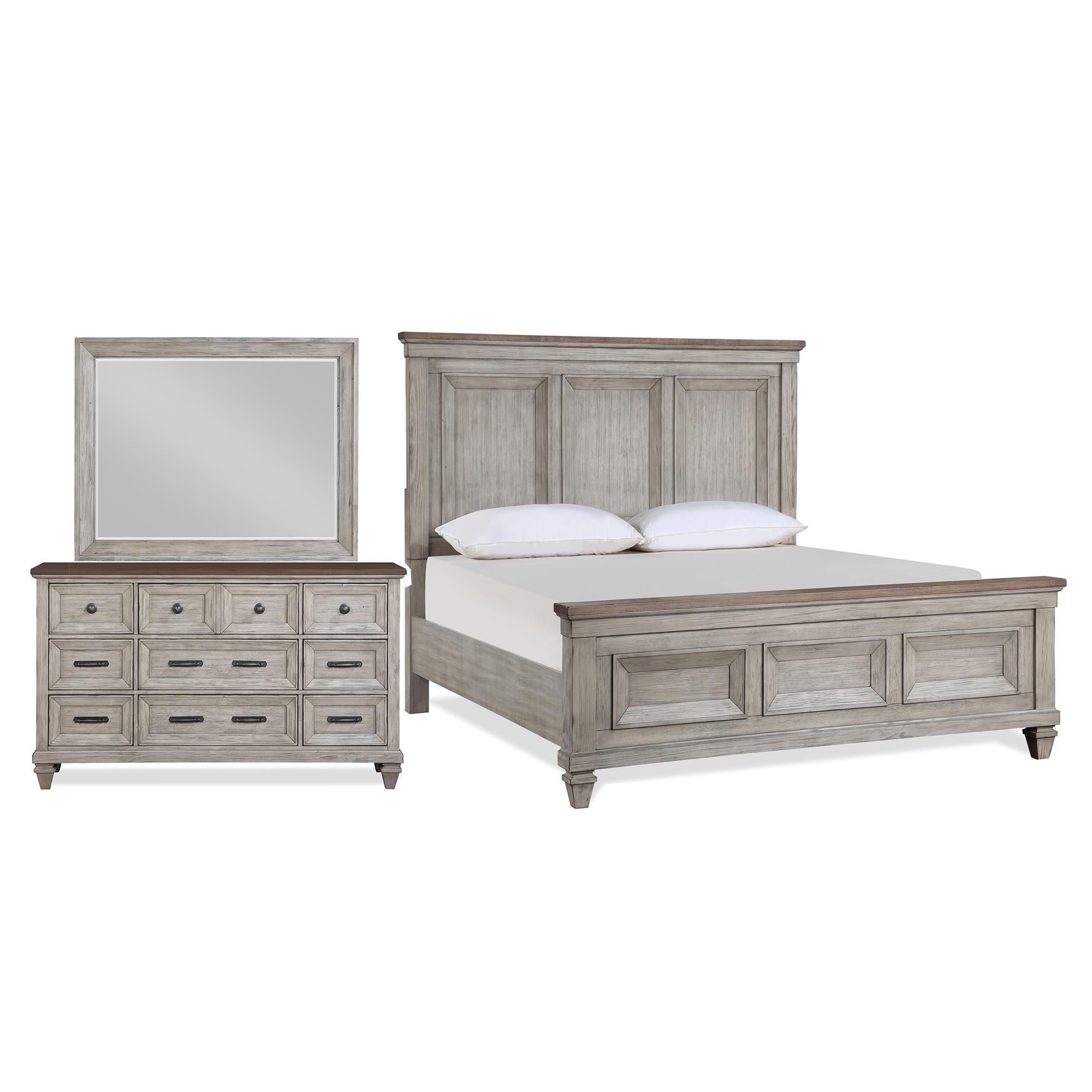 New Heritage Mariana 3-Piece King Bedroom Set in Vintage Creme