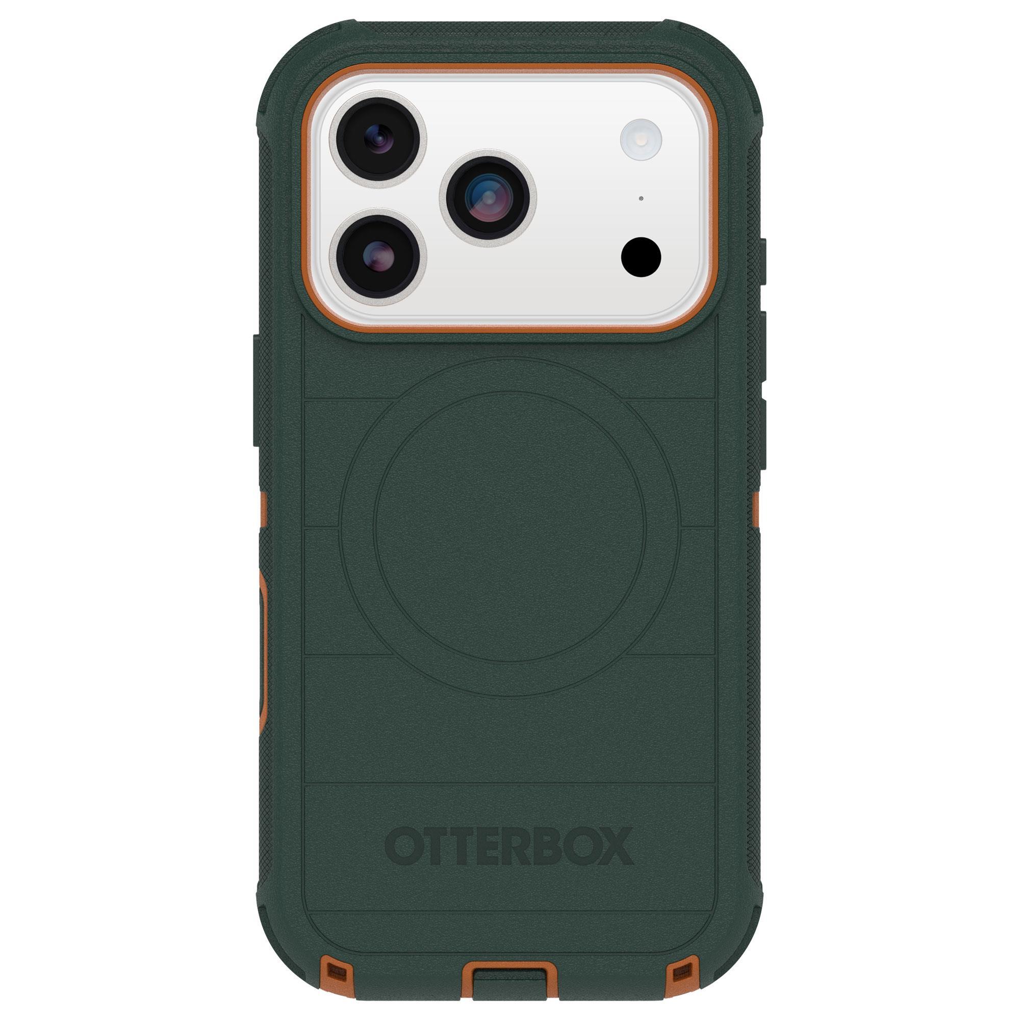 OtterBox Defender Pro MagSafe Case for iPhone 17 Pro in Green Intrigue
