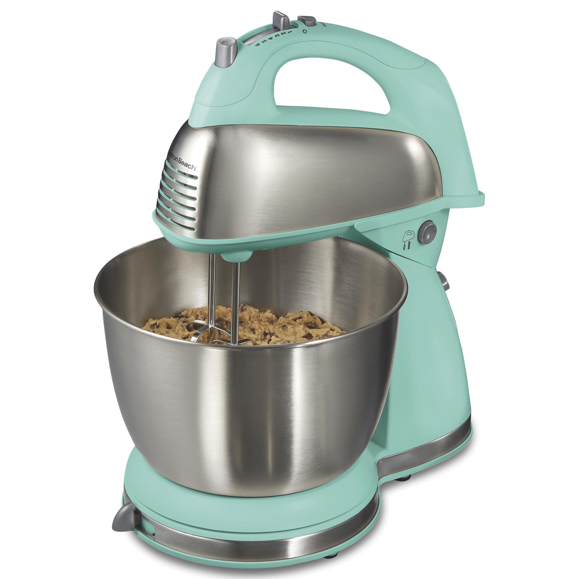 Hamilton Beach 6 Speed Hand/Stand Mixer Aqua Blue | Shop NFM
