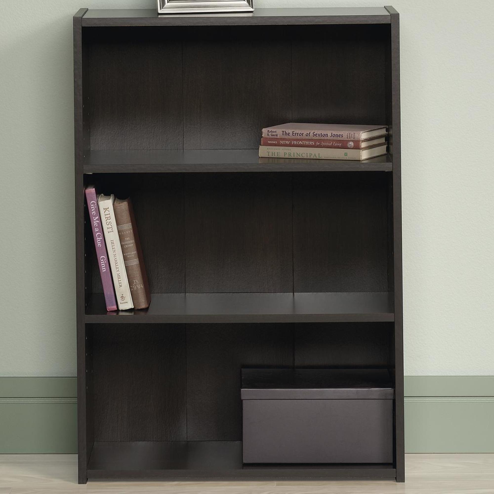 Living Essentials Beginnings 3-Shelf Bookcase in Cinnamon Cherry