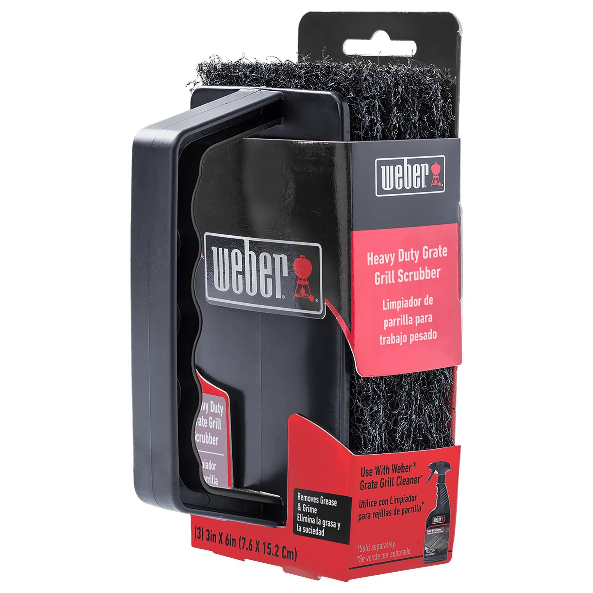 Weber Heavy Duty Grate Grill Scrubber in Black NFM