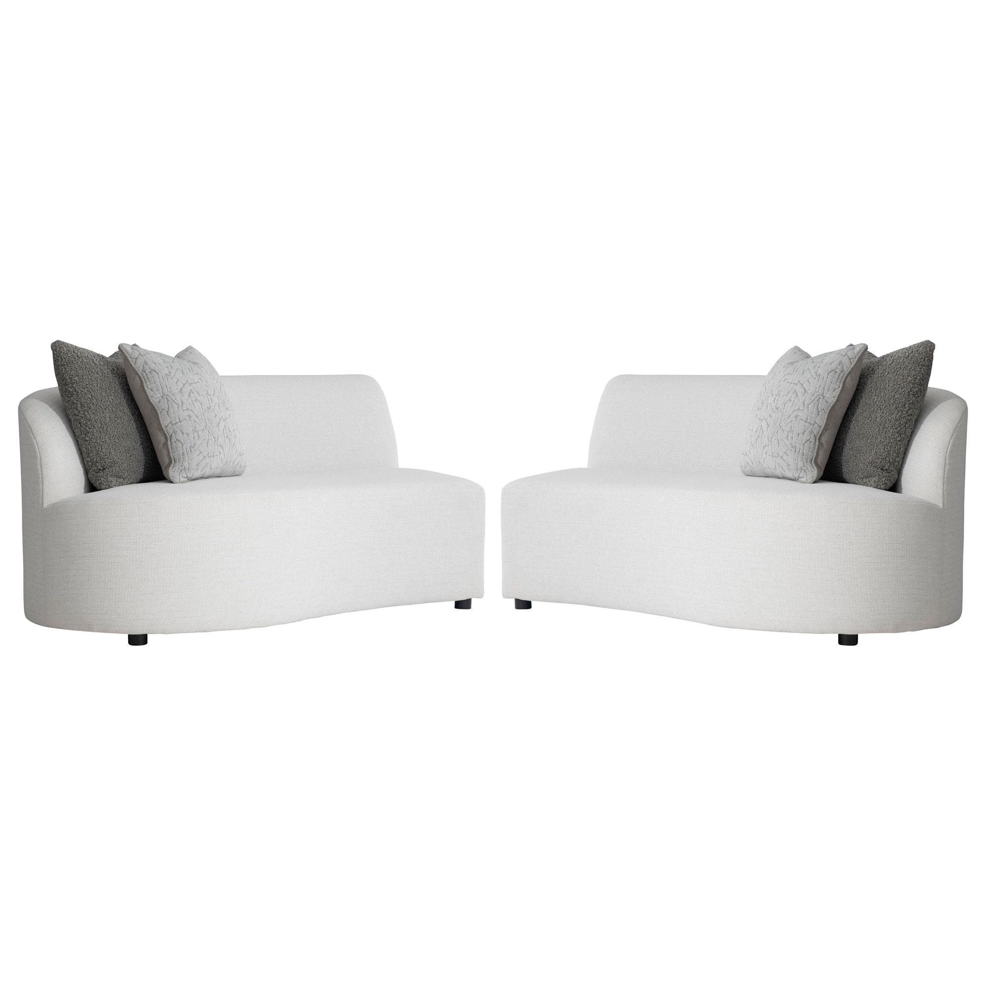 Bernhardt 2-Piece Sectional in Snow White