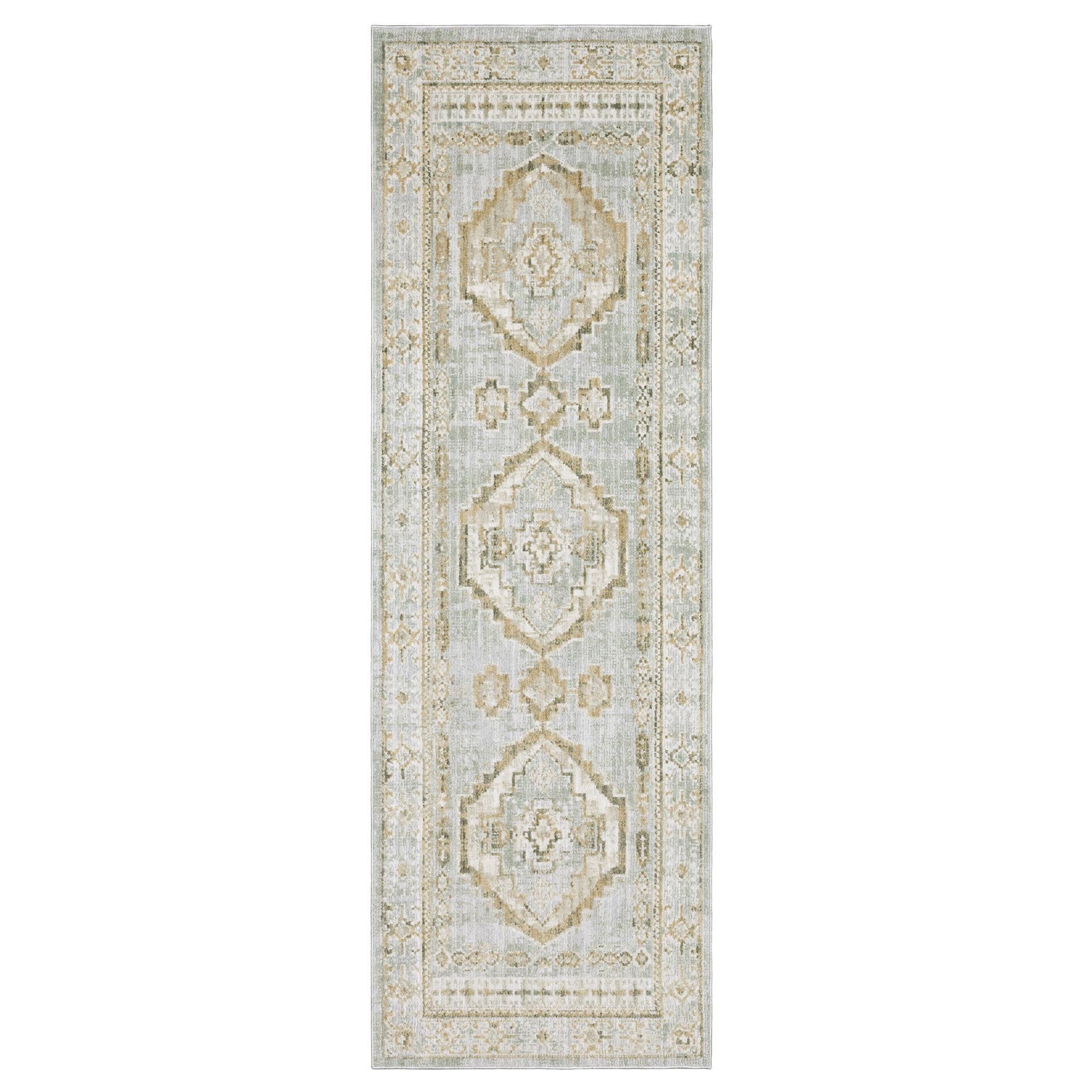 Oriental Weavers Lola LLA04 Brown and Blue 2'7