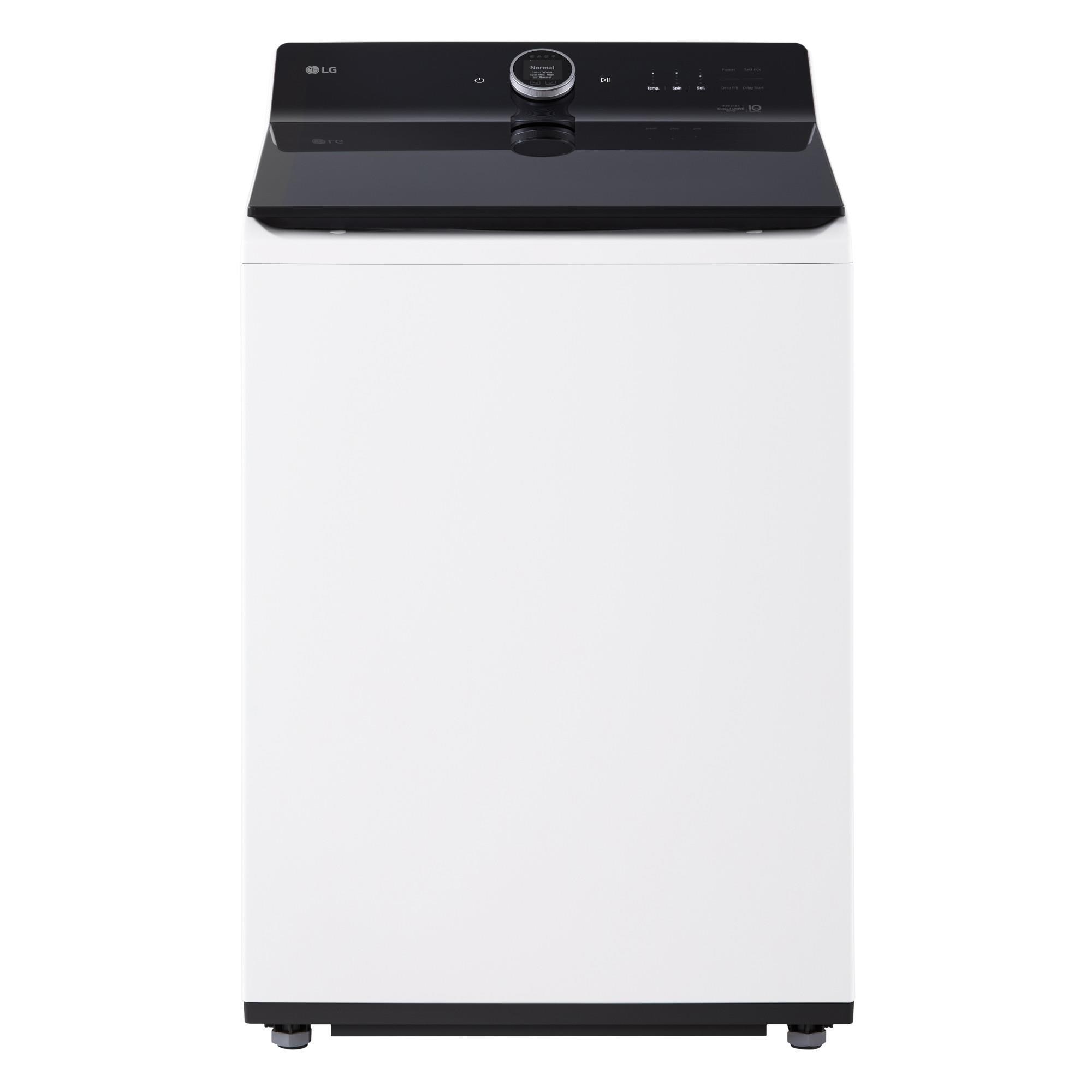 LG 5.5 Cu. Ft. Top Load Washer with AI Sensing in Alpine White