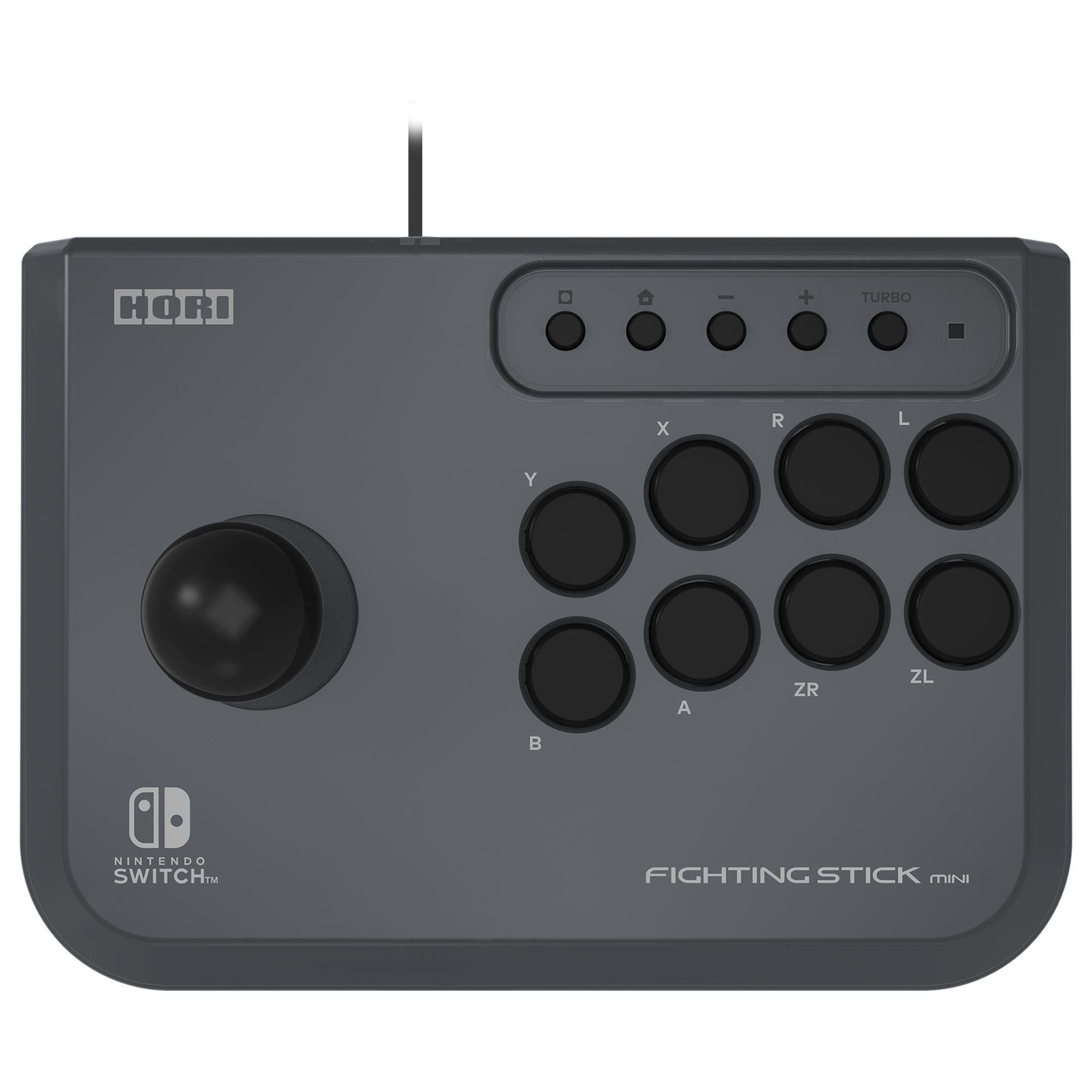 Hori Fighting Stick Mini in Gray - Nintendo Switch