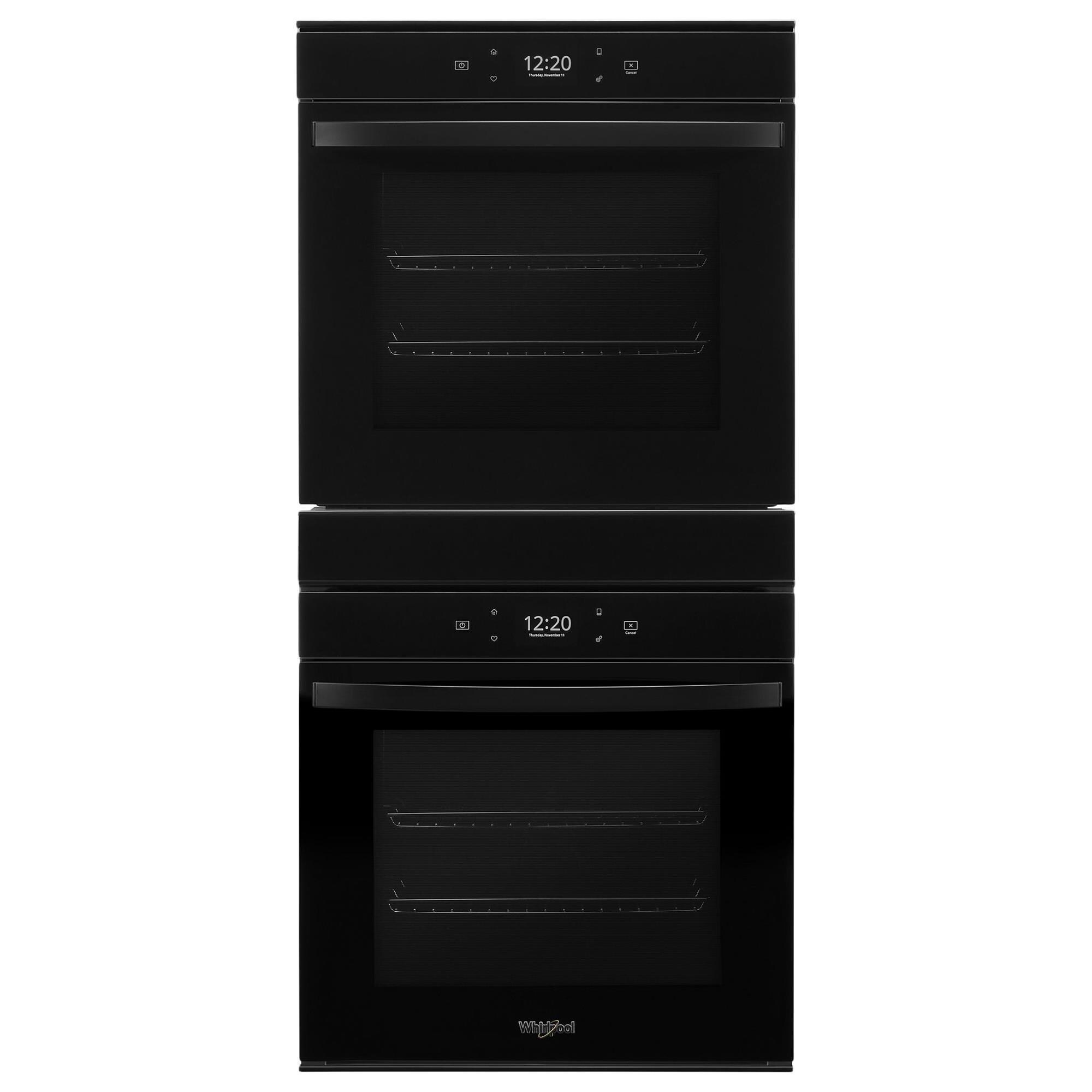 Whirlpool 24" Double Electric Wall Oven with Convection in Black Shop NFM