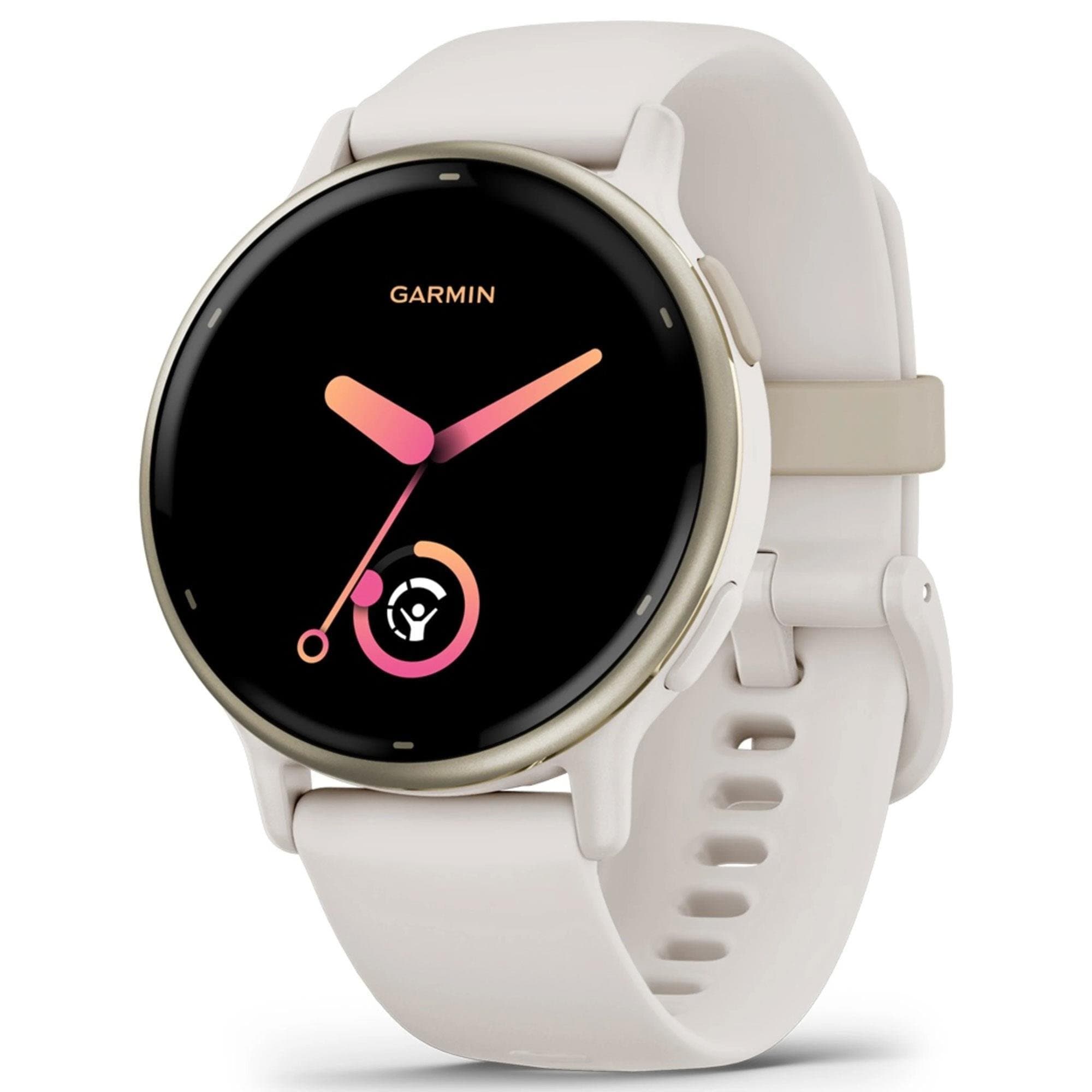 その他 GARMIN - GARMIN VIVOACTIVE 5 IVORY/CREAM GOLD Garmin Vivoactive 5 Smartwatch 42.2mm Cream Gold Aluminum