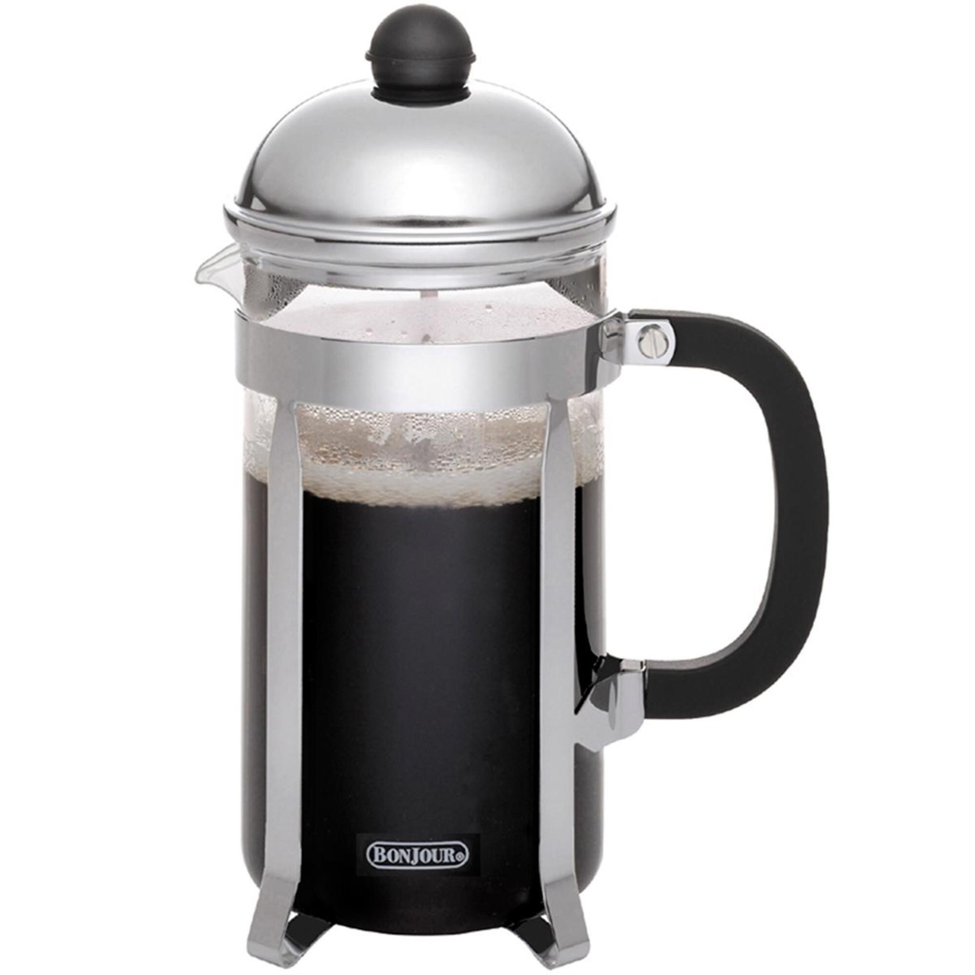 Bon Jour 8-Cup Monet French Press in Silver