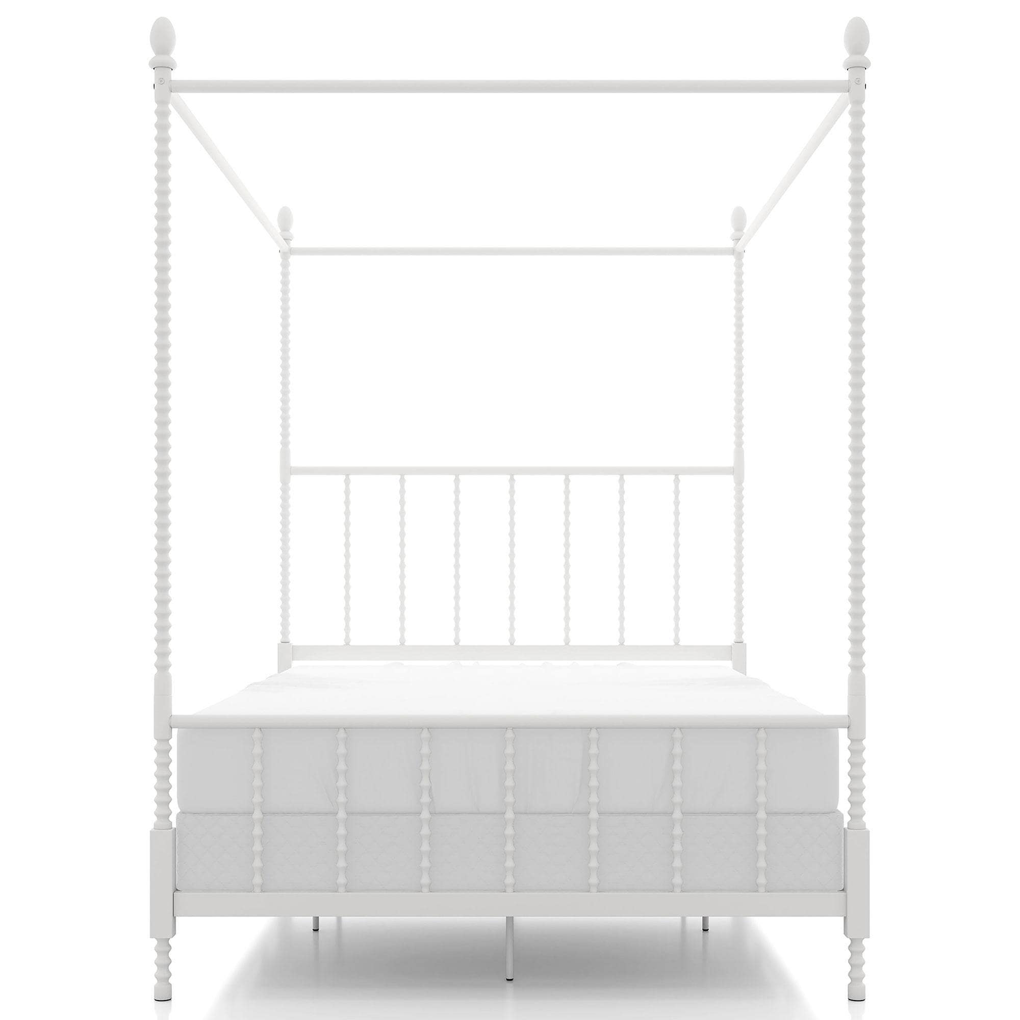 Furniture of America Elliot Twin Canopy Bed in White
