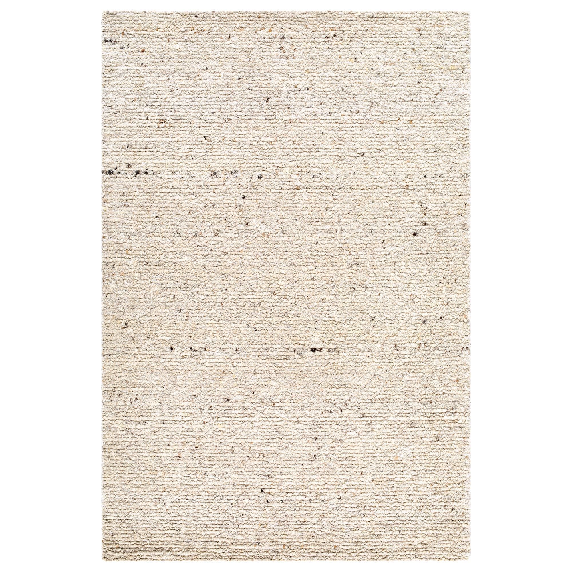Surya Passion Cream, Ivory and White 5' x 7'6