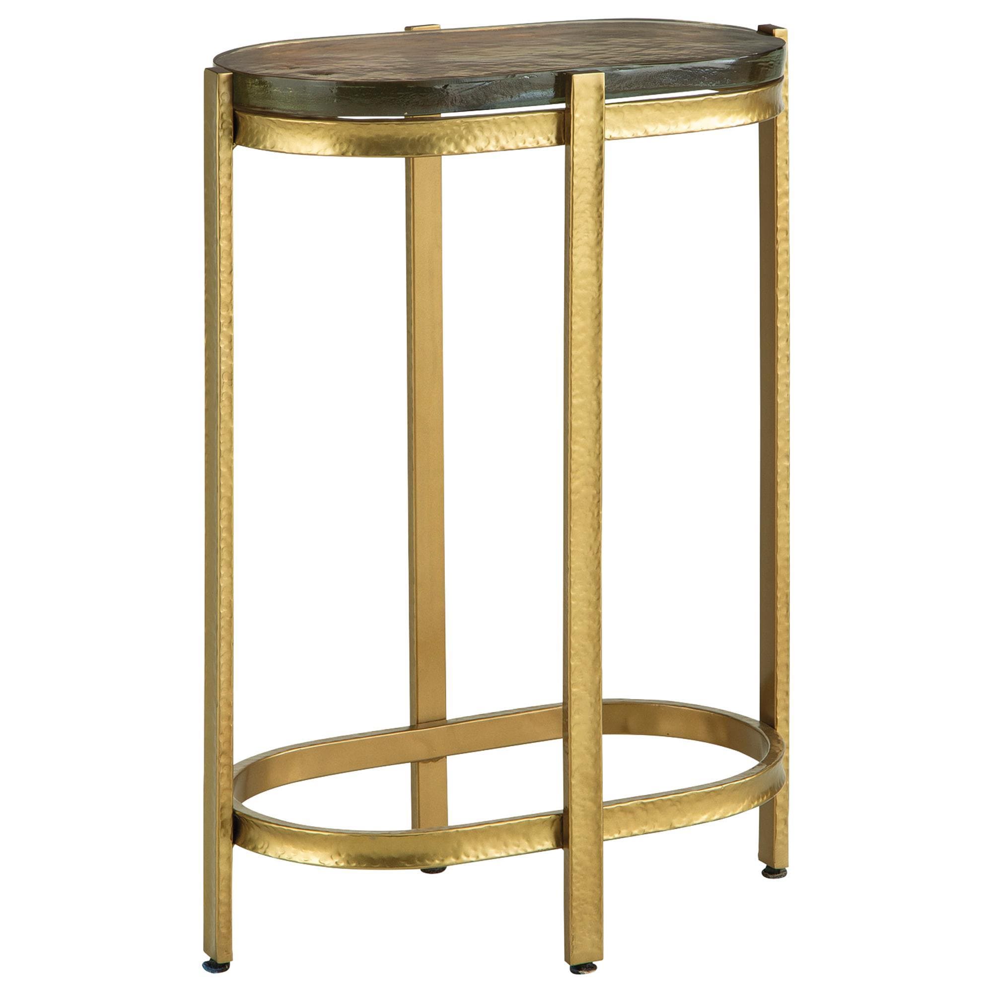 Ashley Porterville Accent Table in Gold