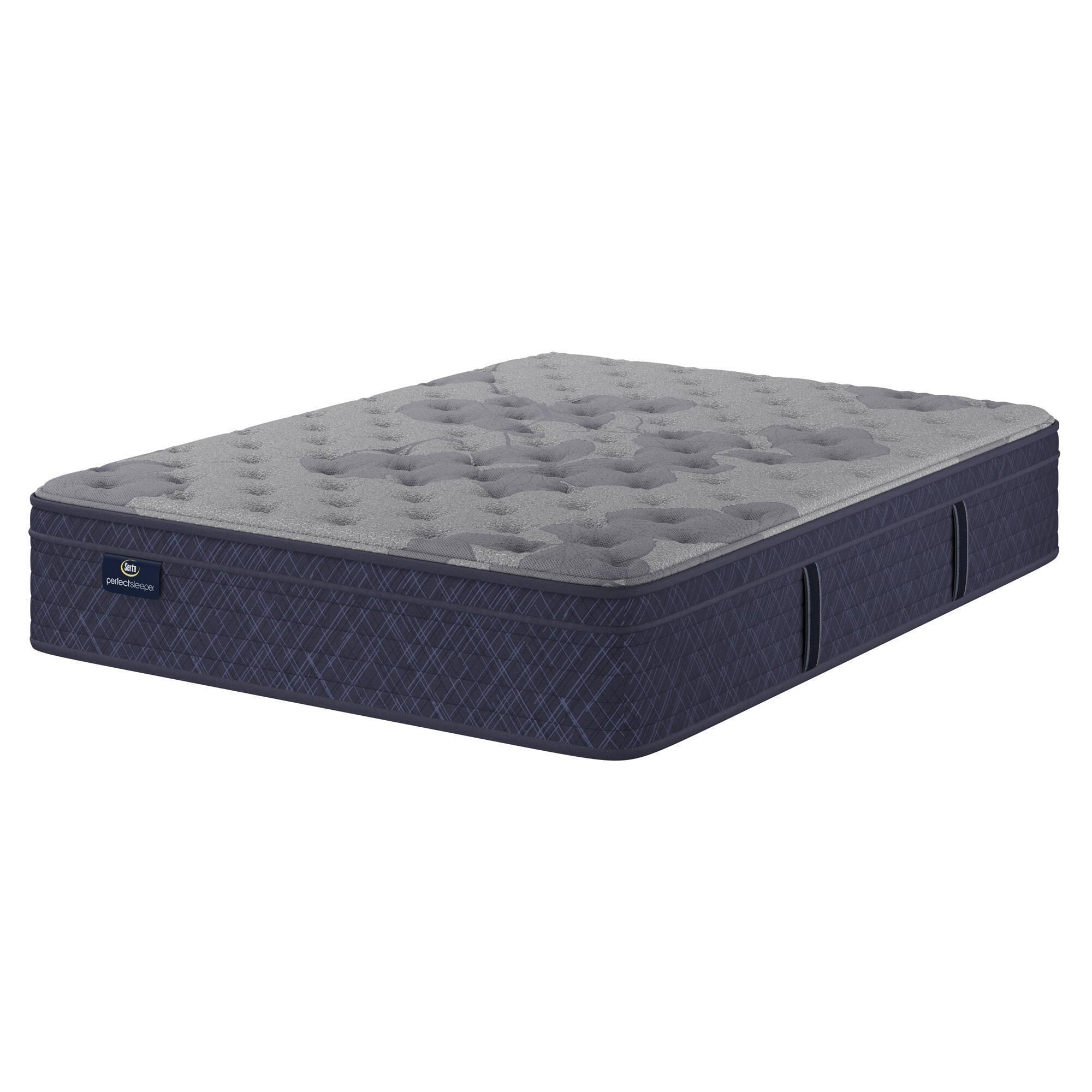 Serta Perfect Sleeper Riviera Pillow Top Firm Queen Mattress with High Profile Box Spring NFM