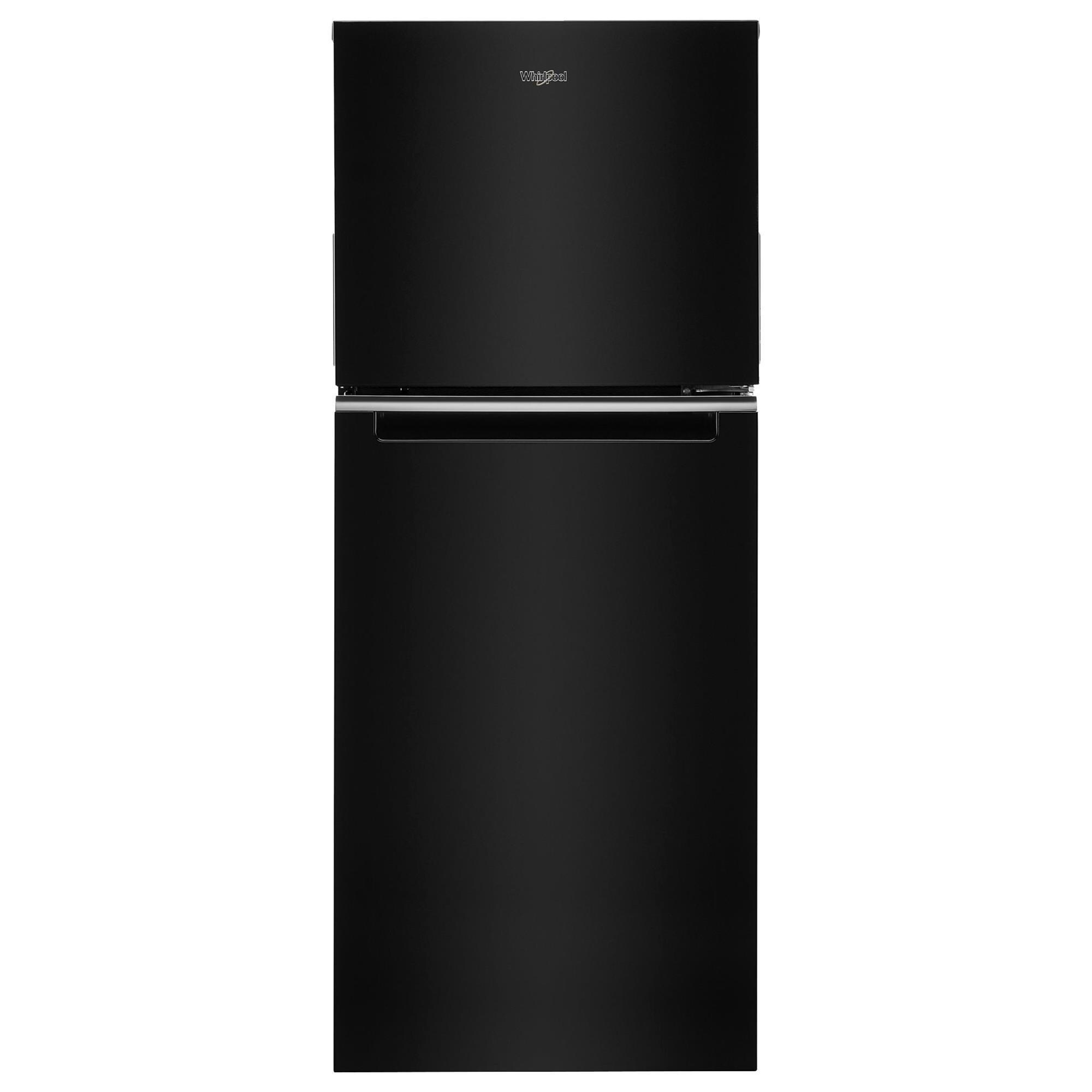 Whirlpool 24" Top Freezer Refrigerator in Black Nebraska Furniture Mart