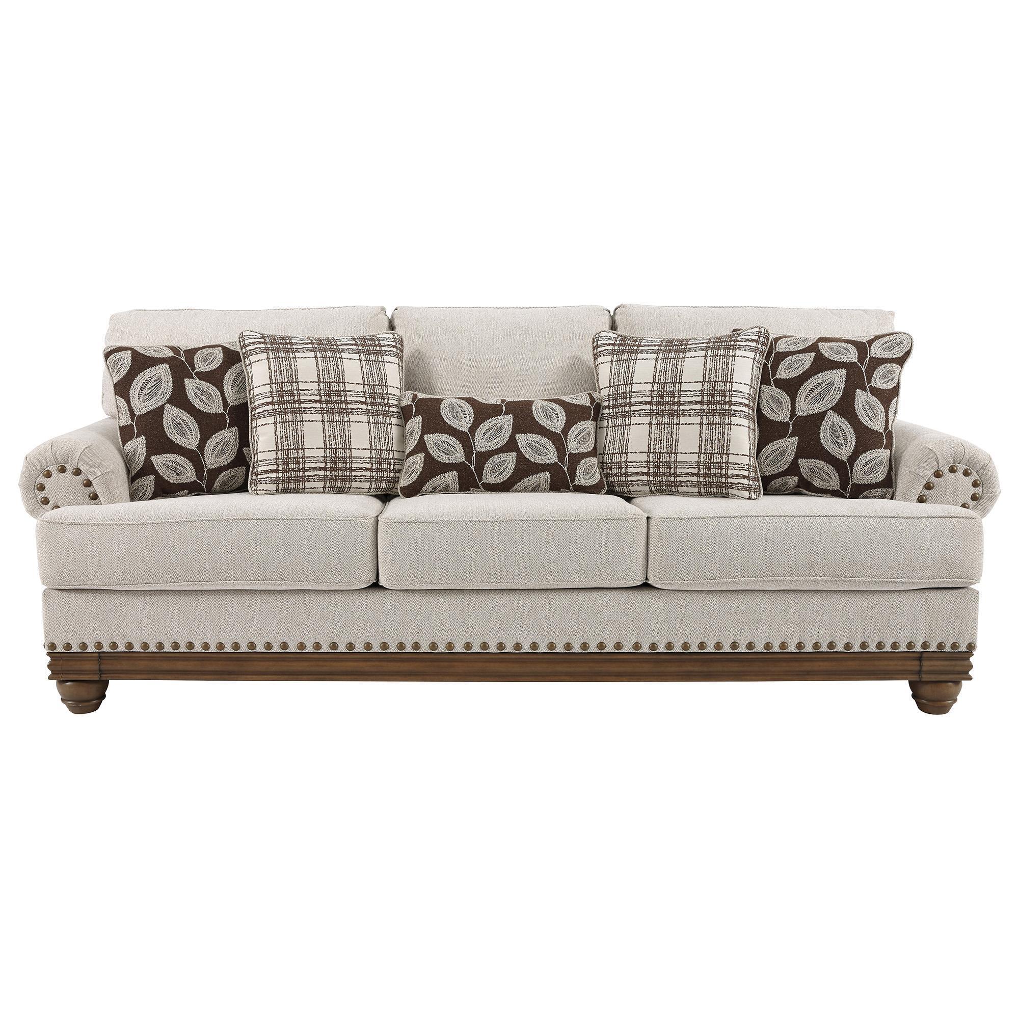 Signature Design by Ashley Harleson Stationary Sofa in Wheat NFM