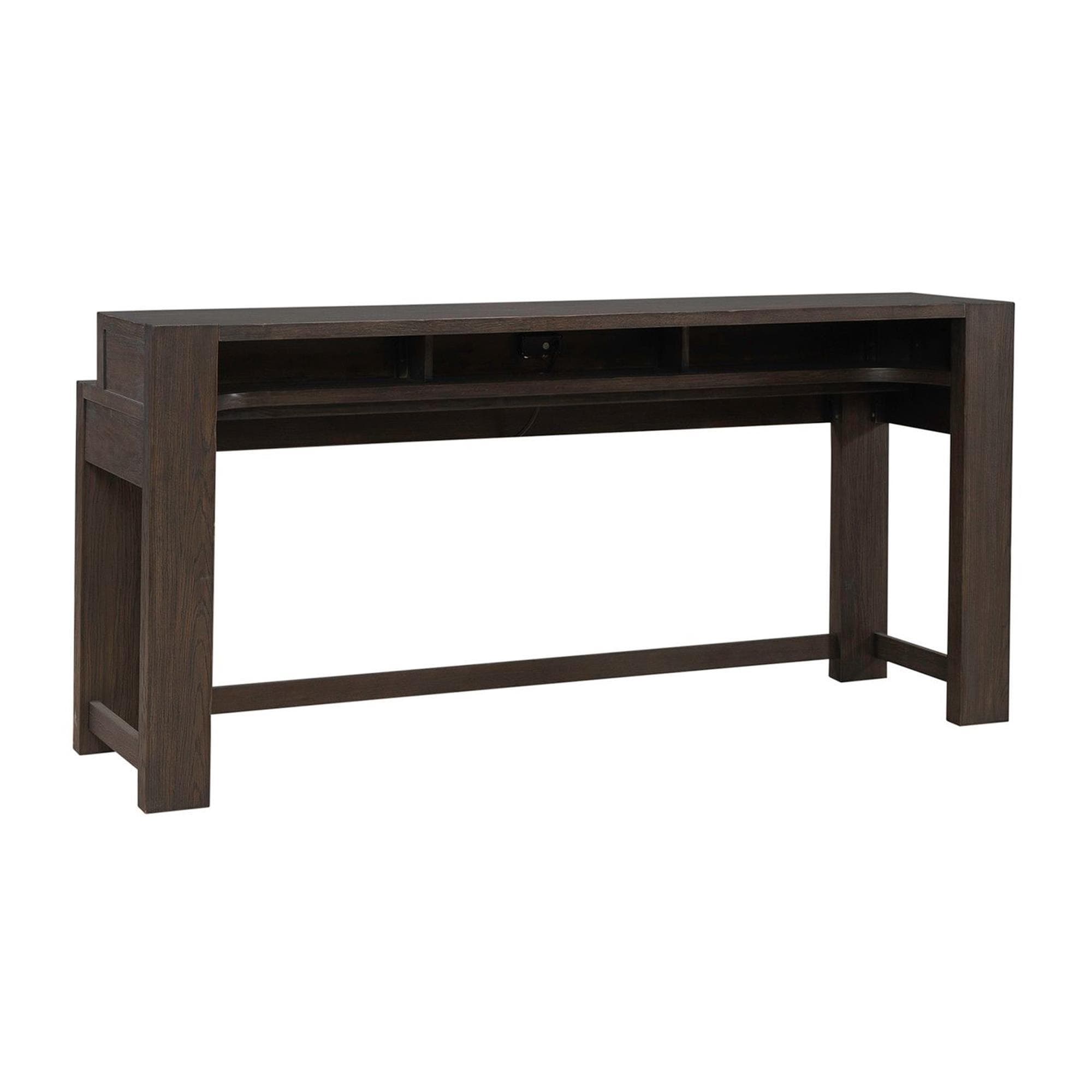 Belle Furnishings Lennox Hill Console Bar Table Only in Bark