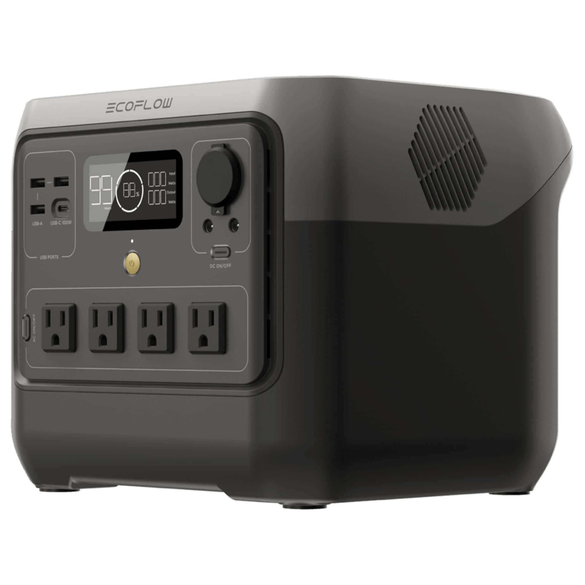 EcoFlow River 2 Pro 768Wh Portable Power Station in Black