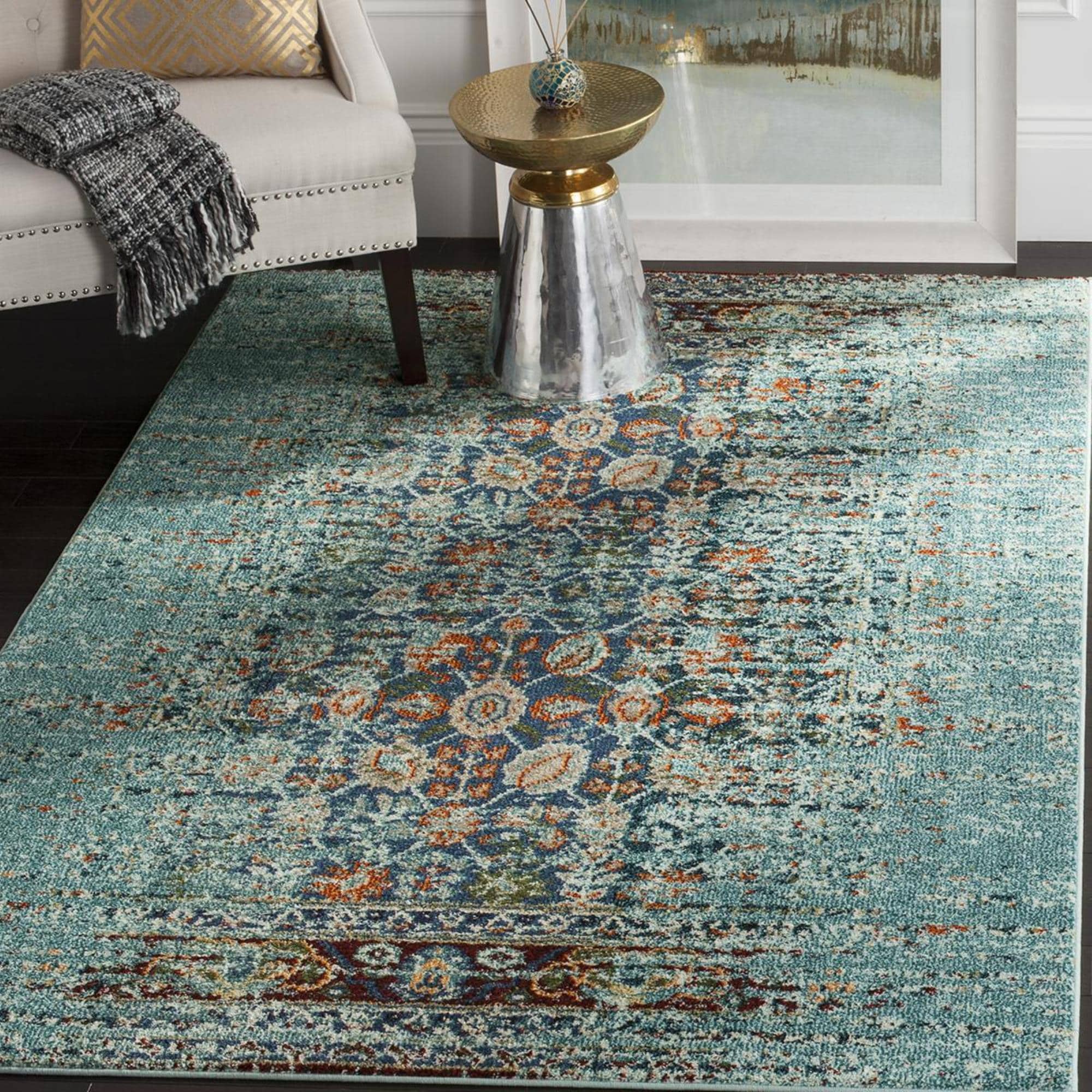 Safavieh Monaco MNC208J-3 3' x 5' Multicolor Area Rug