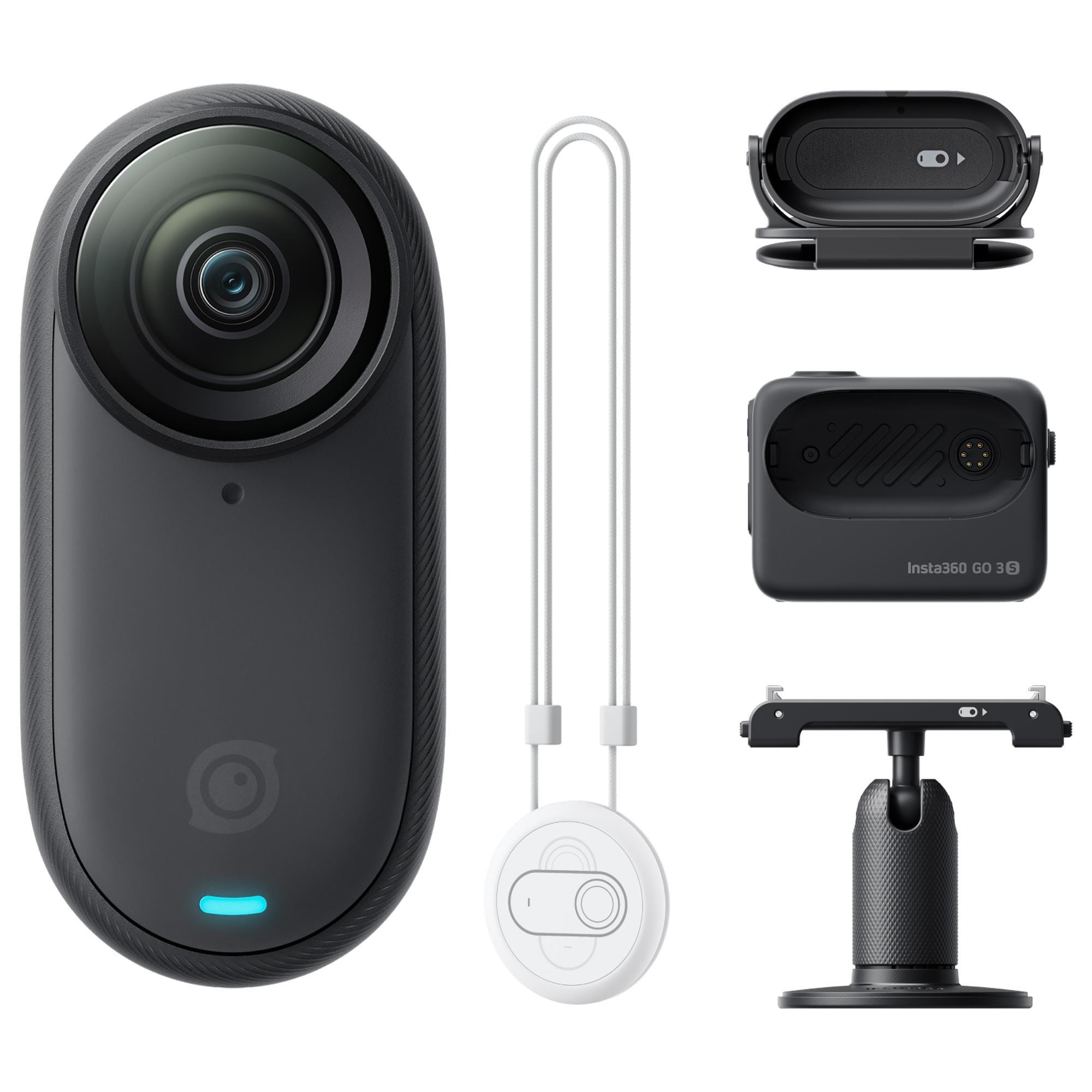 Insta360 GO 3S Standard Bundle 64 GB Action Camera in Midnight Black