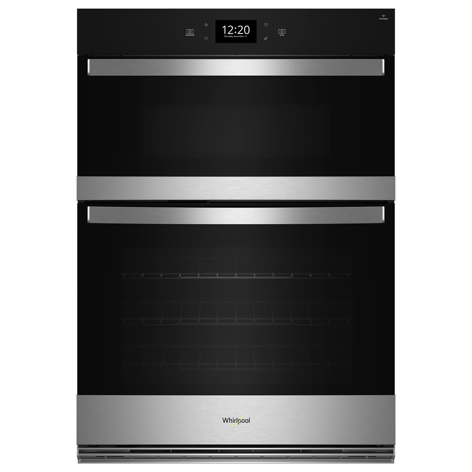 Whirlpool 30" Wall Oven Microwave Combo with Air Fry in Fingerprint Resistant Stainless Steel