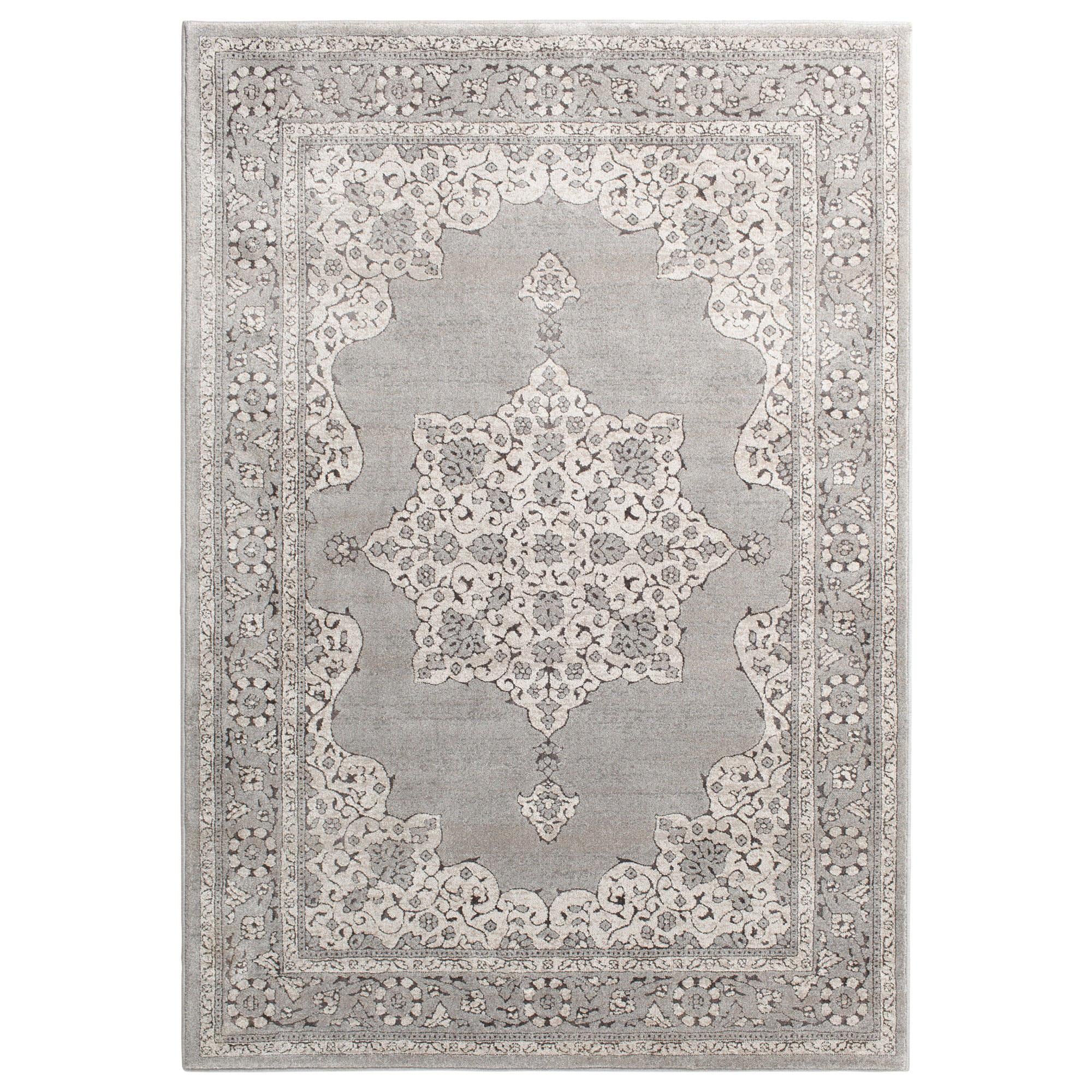 Central Oriental Clearwater Glint 5' x 8' Beige and Cream Area Rug