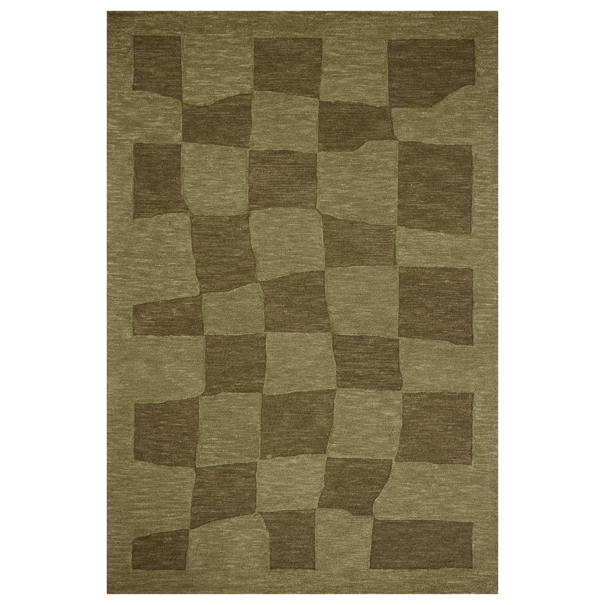 Loloi Craven Green and Olive 5' x 7'6