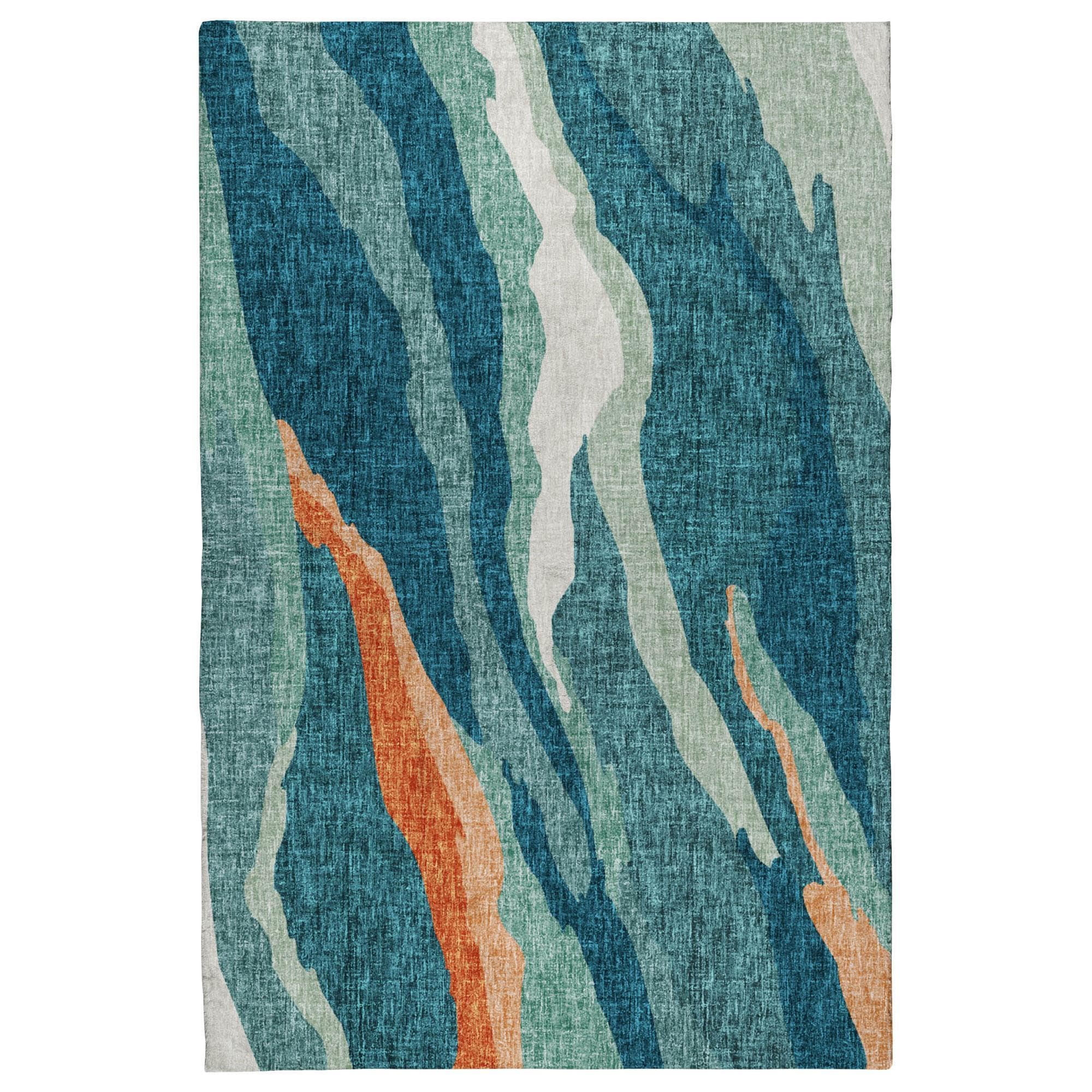 Dalyn Rug Company Lorenzo LN4 Teal 5' x 7'6