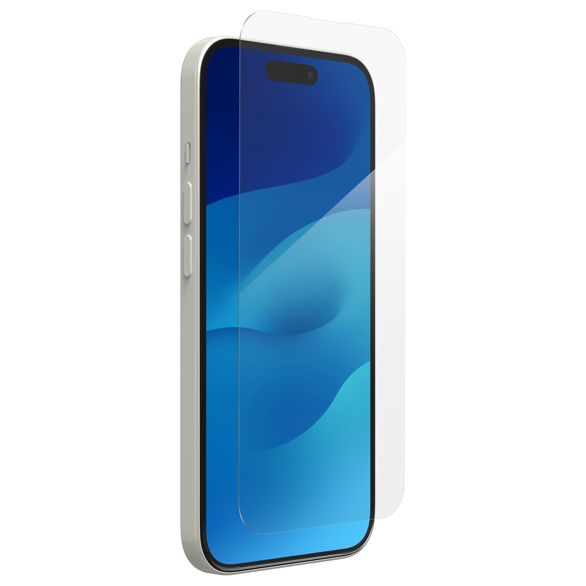 Zagg Glass XTR3 Screen Protector for iPhone 15 in Clear NFM