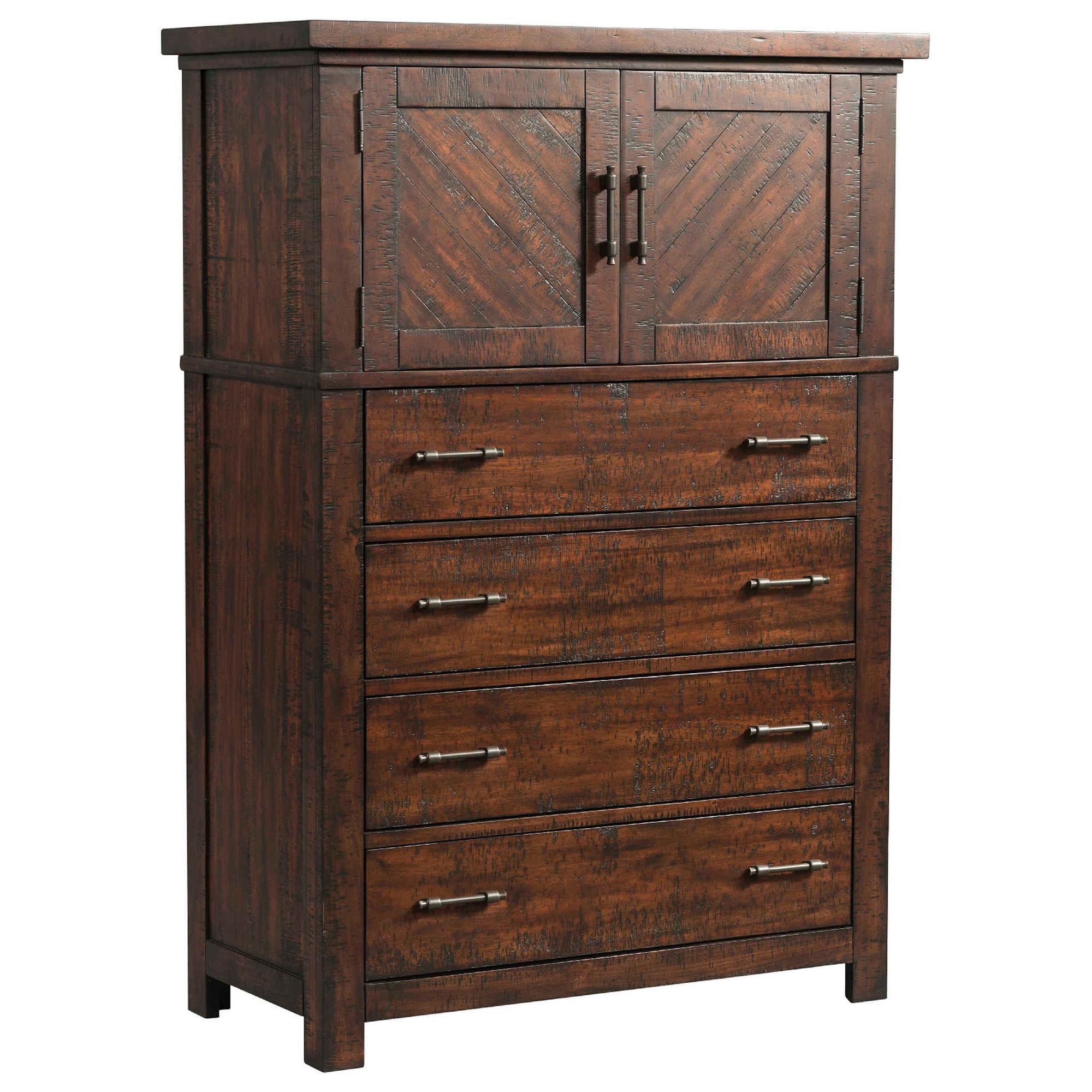 Mayberry Hill Jax 4-Drawer Chest in Cherry