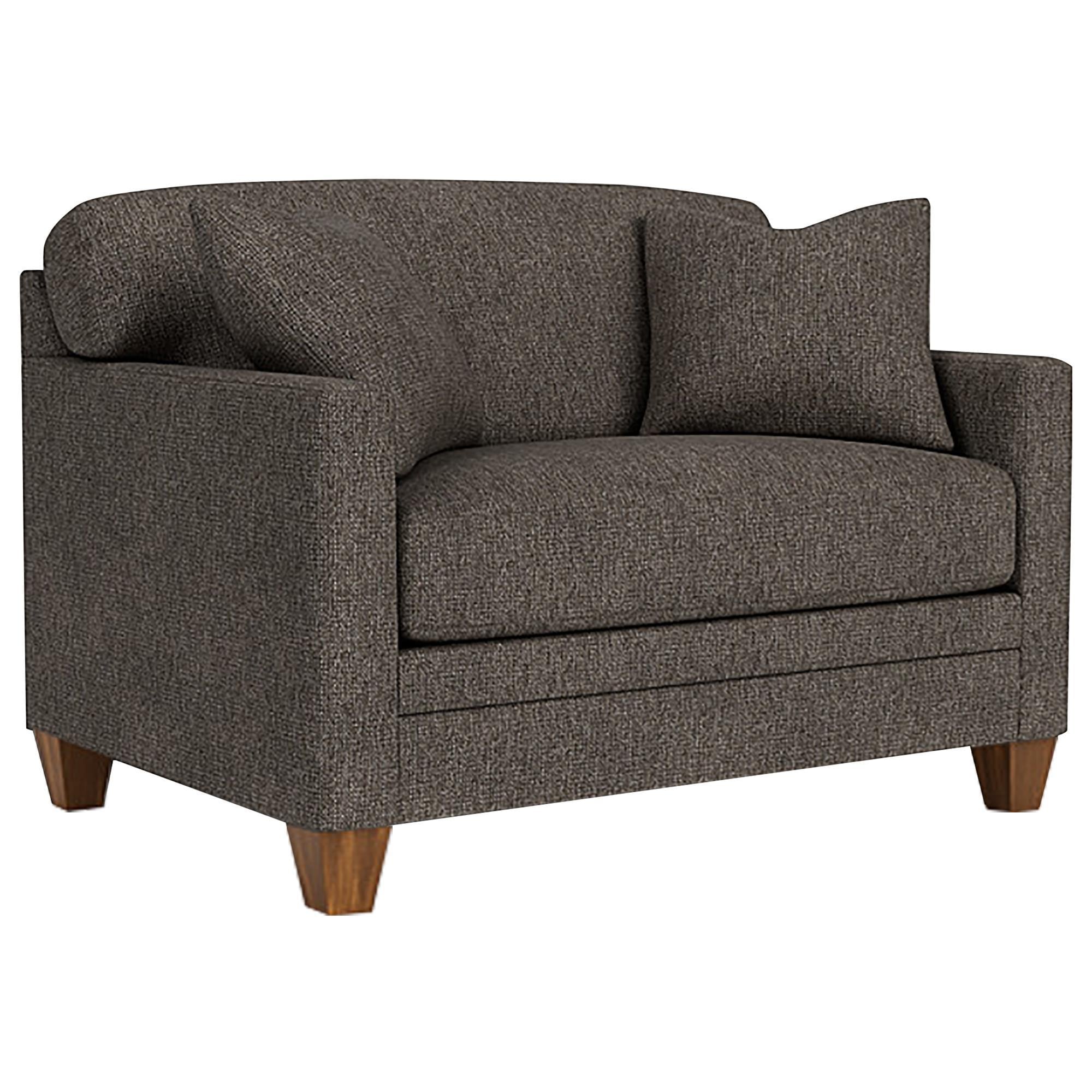 Flexsteel Serendipity Stationary Twin Sleeper in Gray Ash