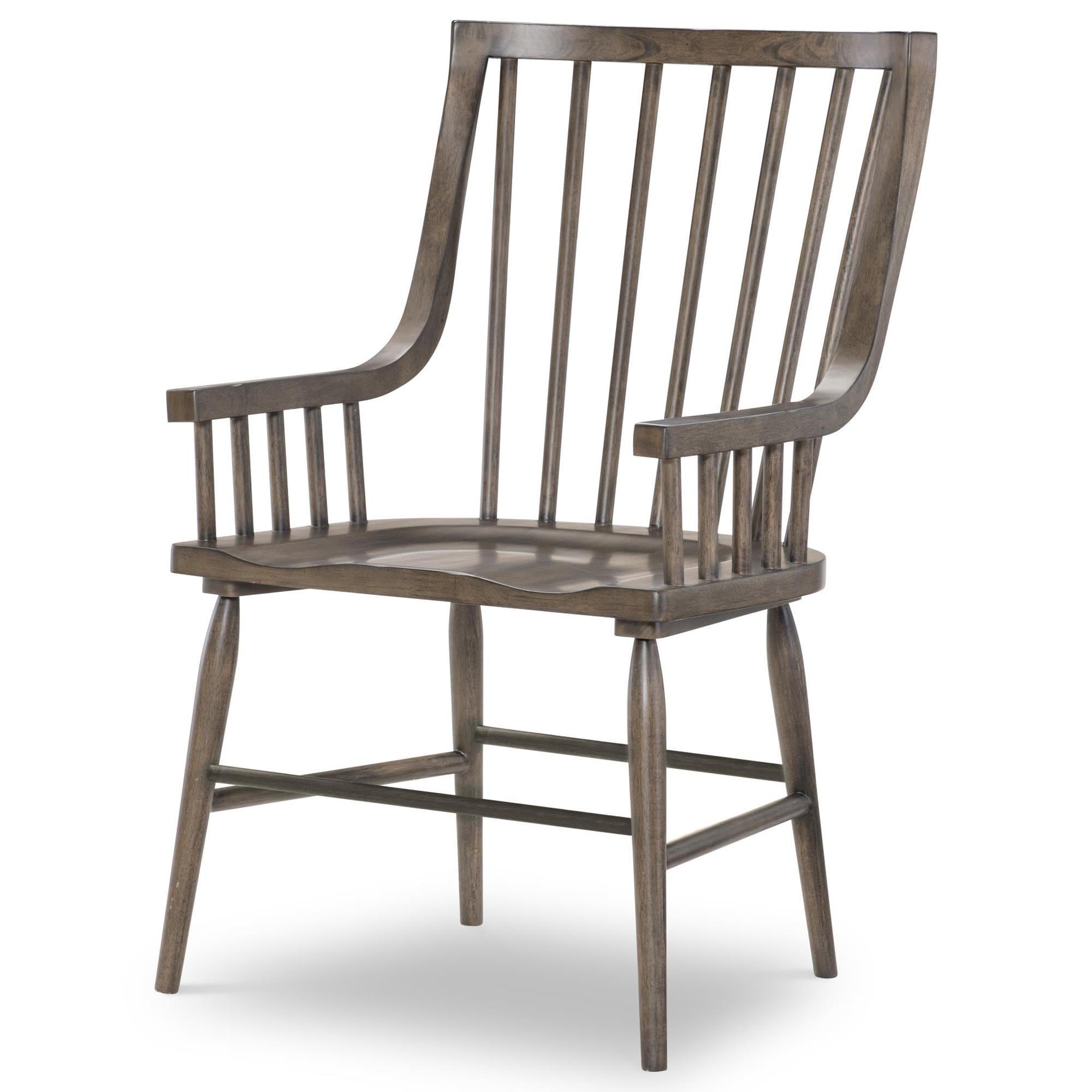 Legacy Classic XXX's and OOO's Windsor Arm Chair in Cocoa