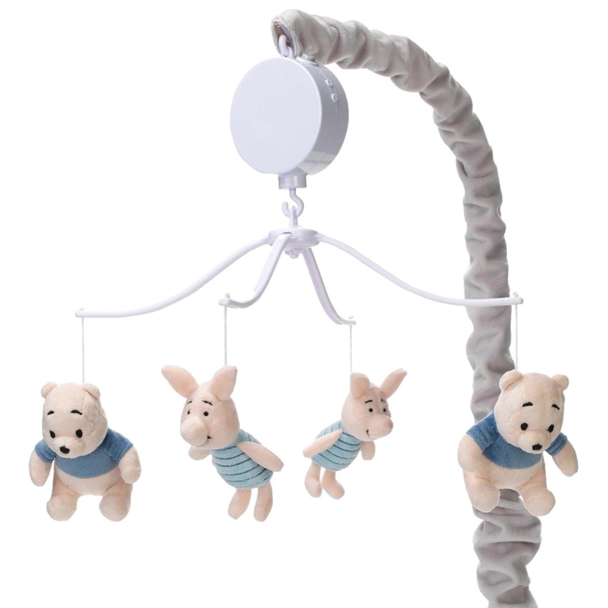Lambs and Ivy Pooh Bear Musical Mobile in Gray and Beige Nebraska