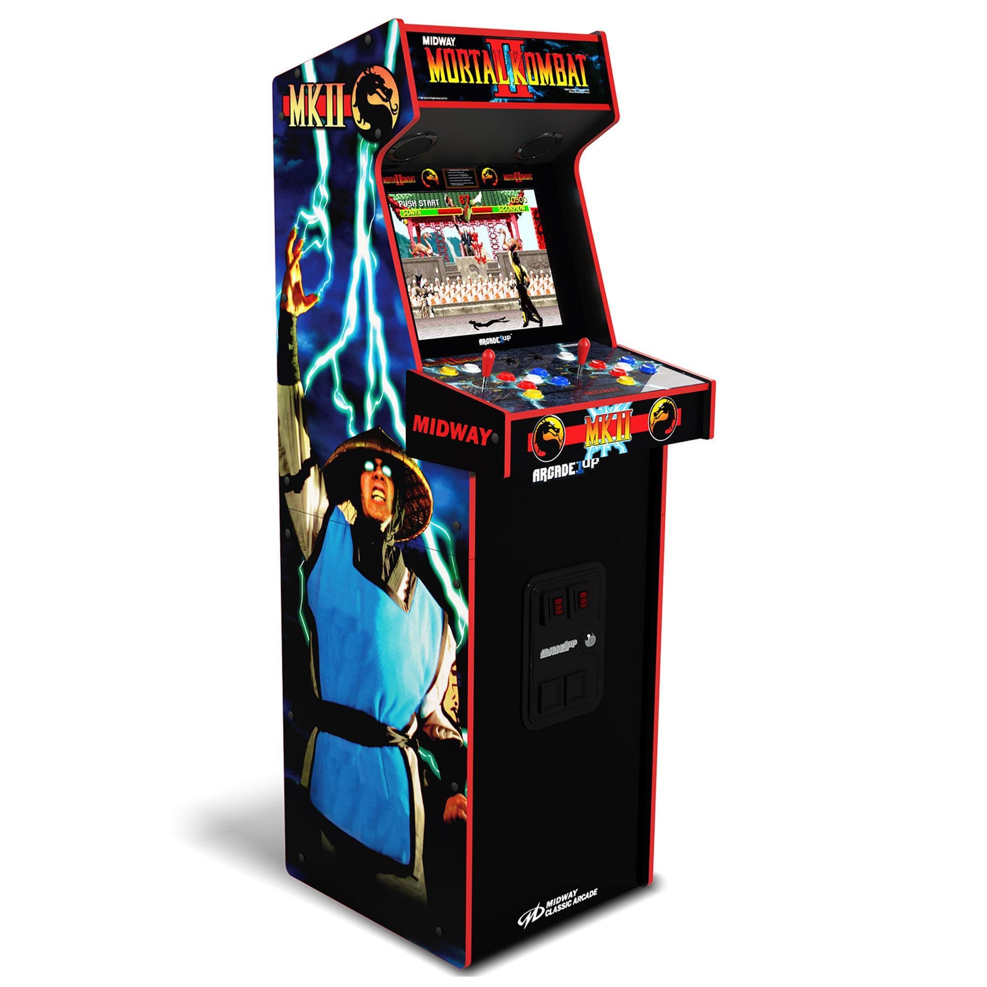 Arcade1Up Mortal Kombat II Deluxe Arcade Machine in Black | NFM
