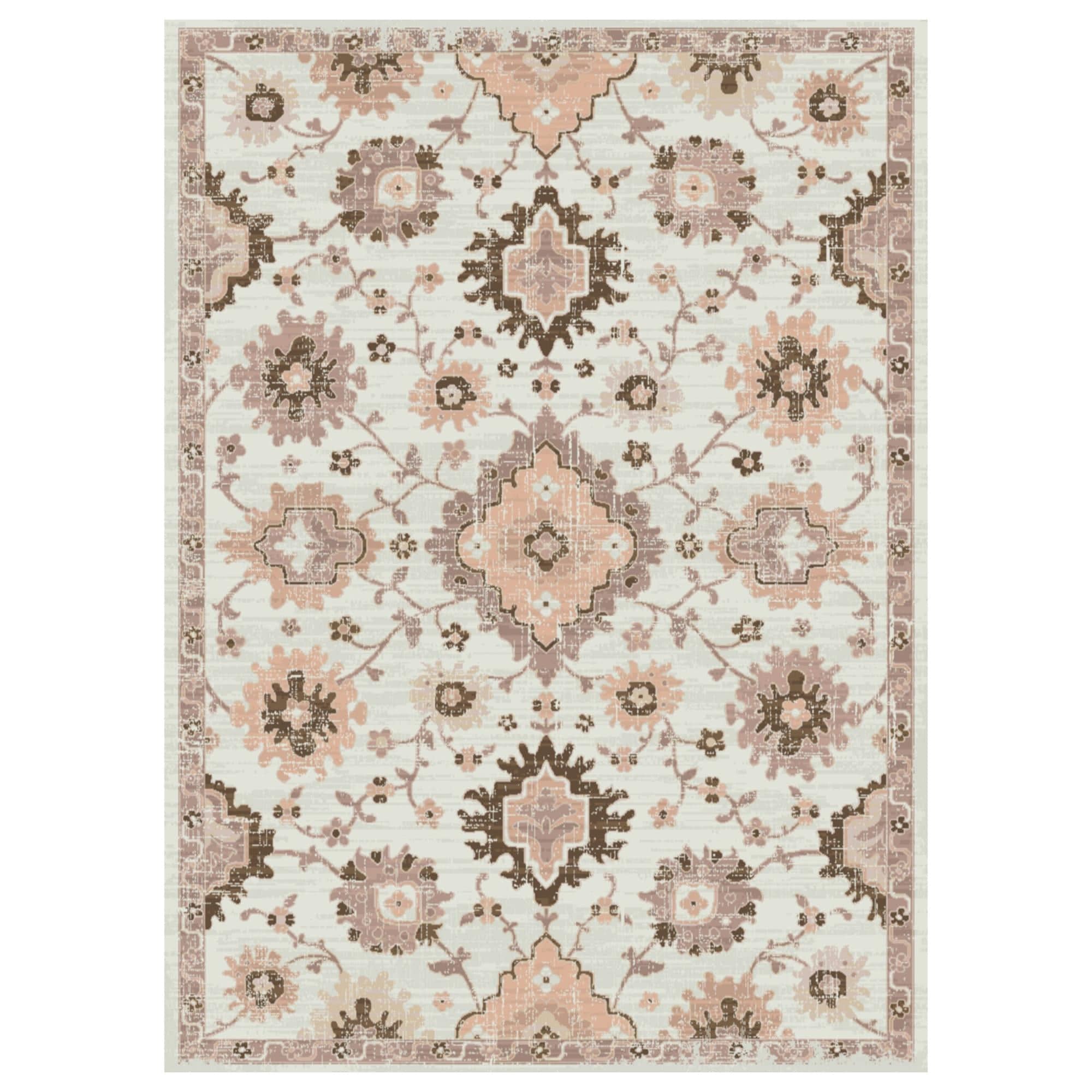 Balta Rugs Berengarten Medallion 5'3" x 7' Pink Area Rug