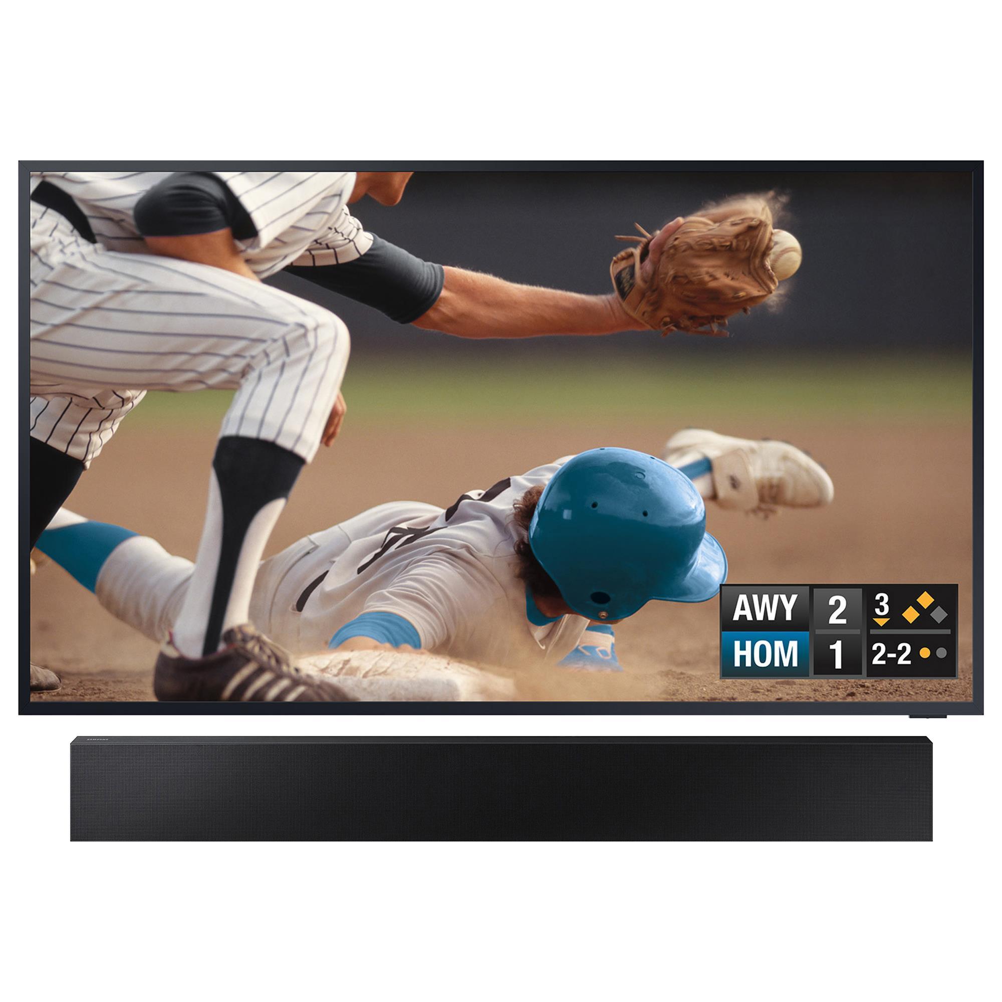 Samsung 55" Class The Terrace Outdoor QLED 4K HDR Smart TV with 3.0 Channel Soundbar NFM