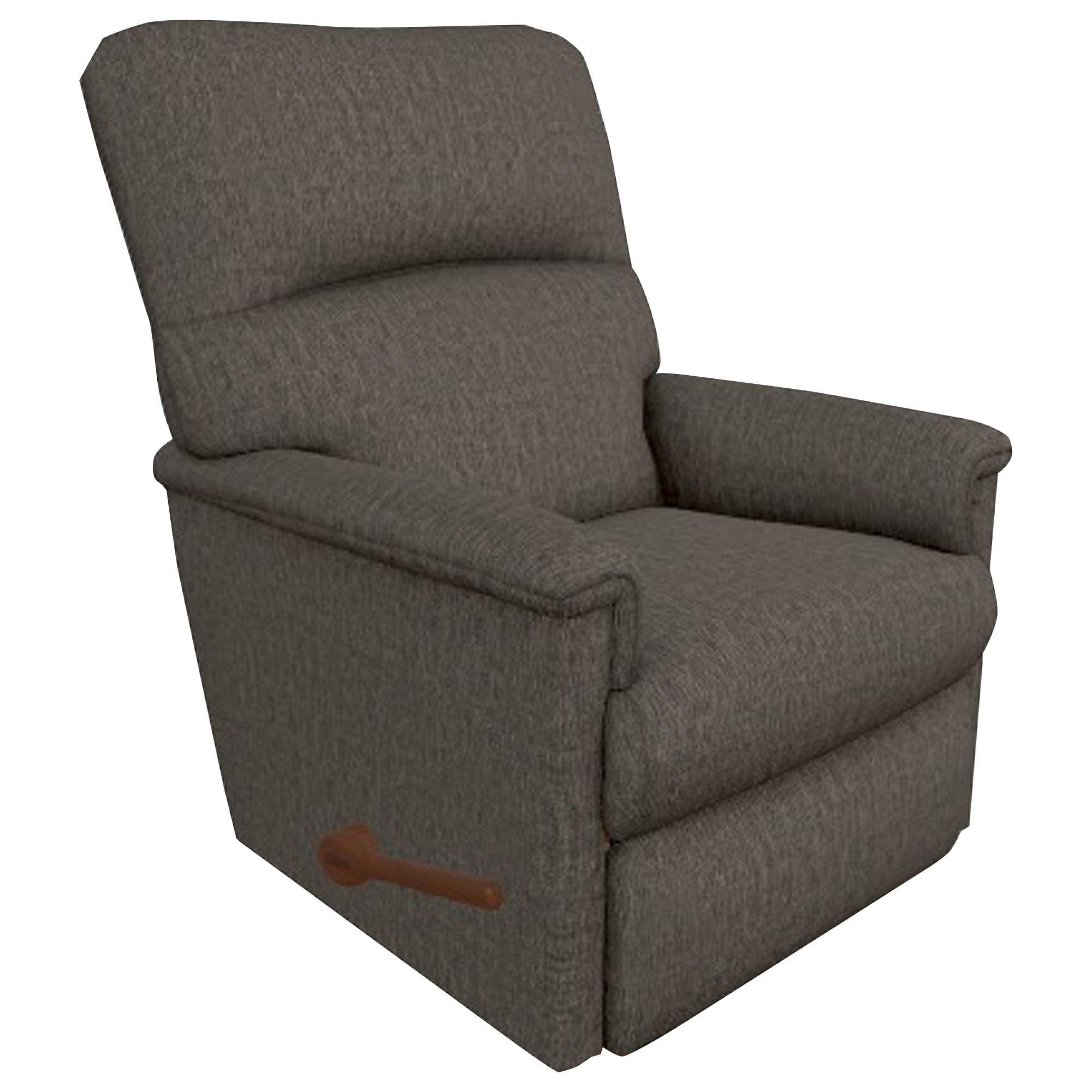 La-Z-Boy Collage Manual Rocker Recliner with Swivel Base in Persia