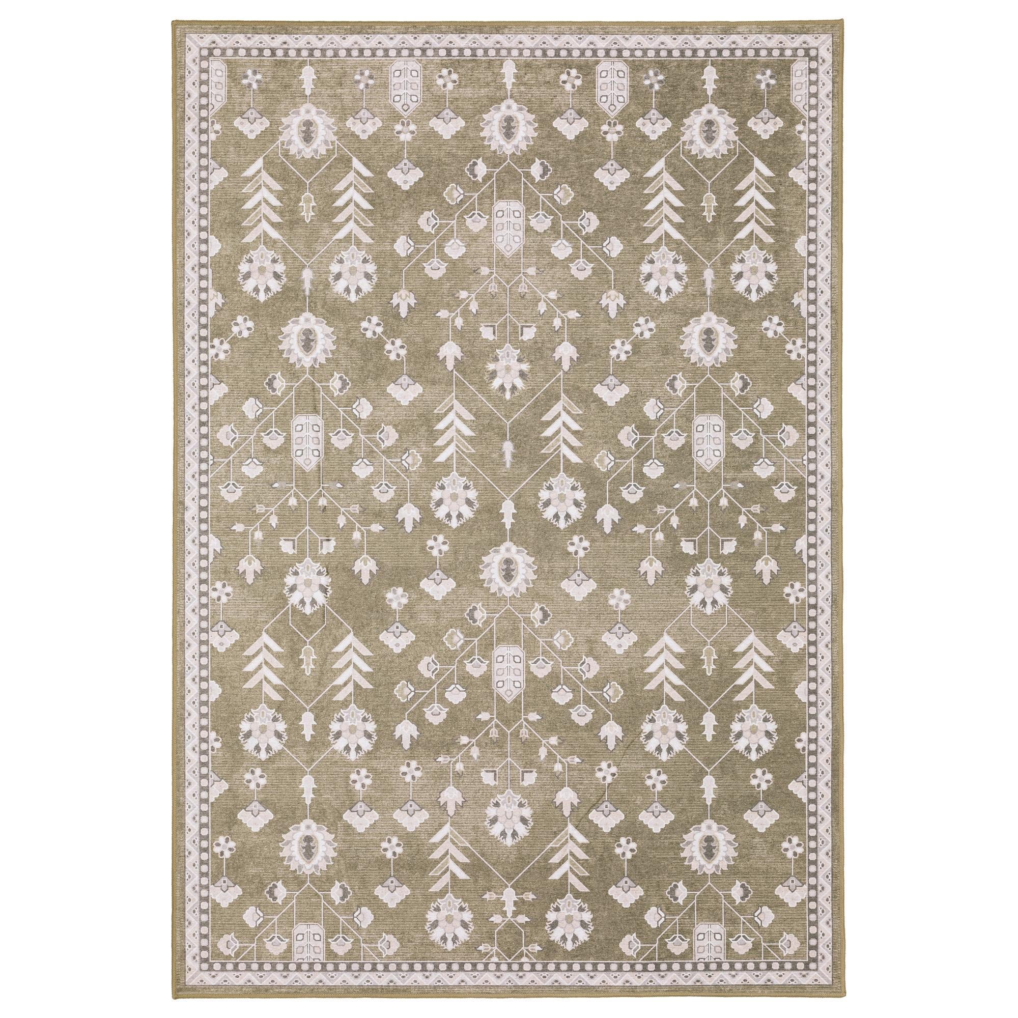 ROW by Oriental Weavers Addison Brown and Ivory 6'7