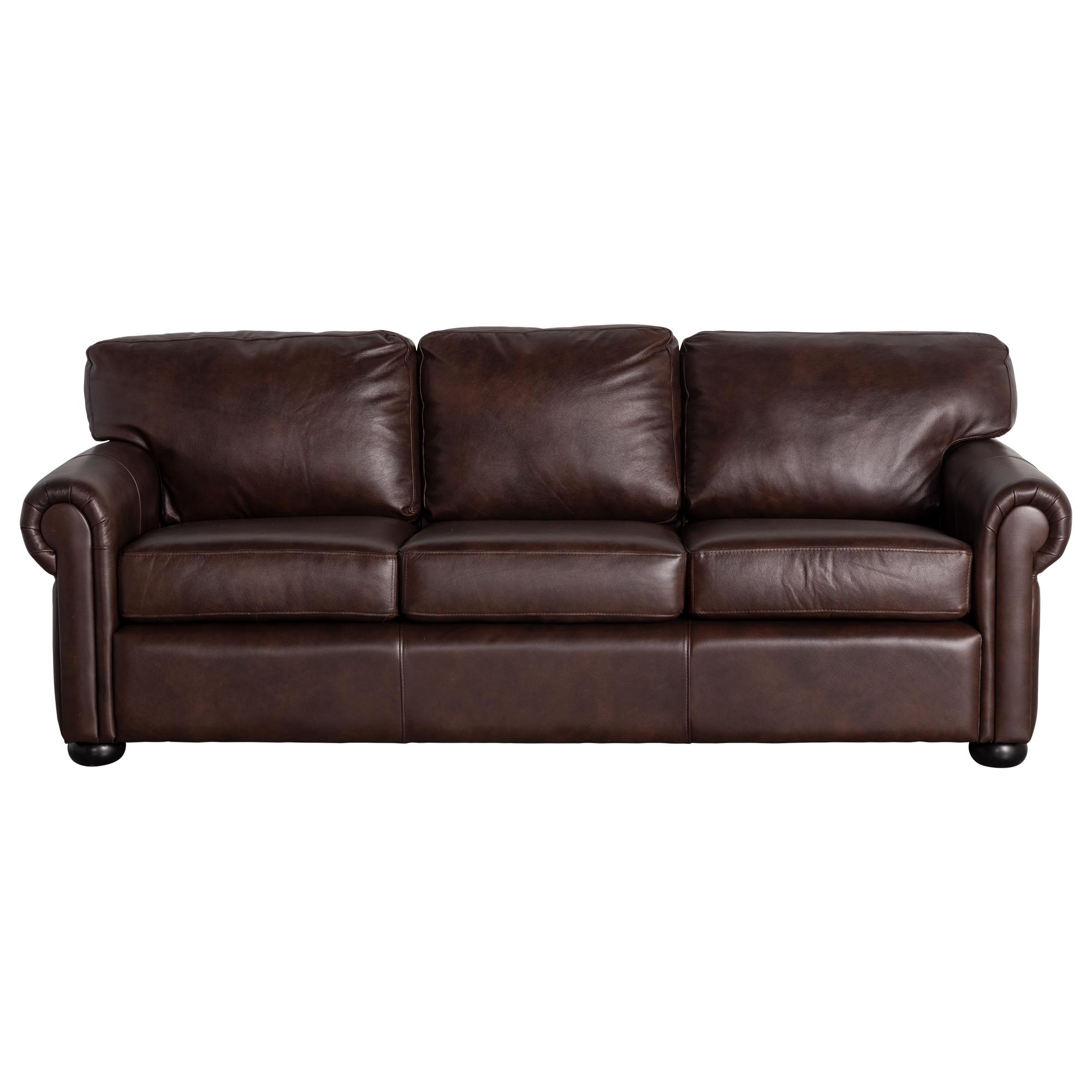 Diana Dark Brown Leather Sectional Sofa Set Baci Living Room
