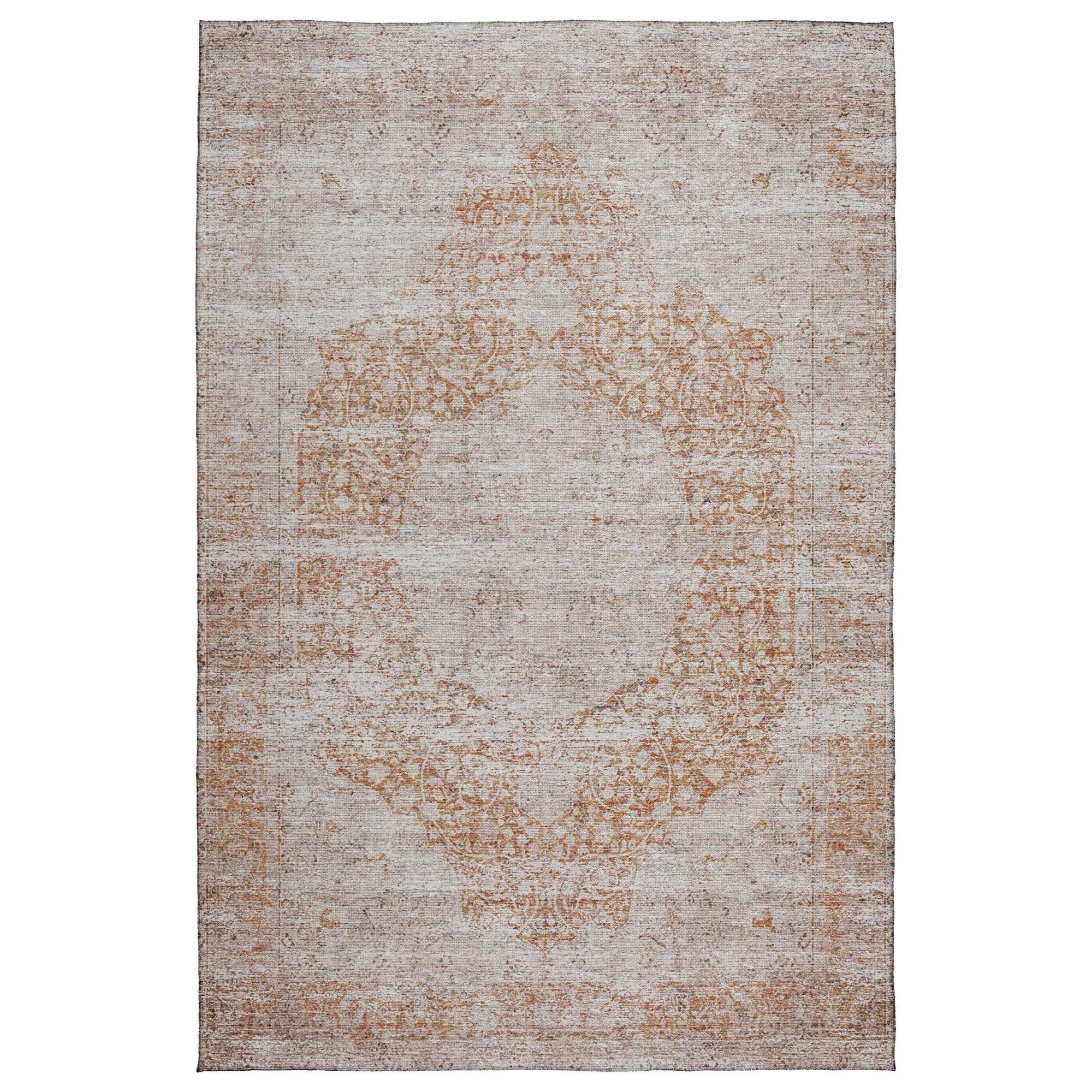 Dalyn Rug Company Karaj KJ8 3' x 5' Copper Indoor/Outdoor Area Rug