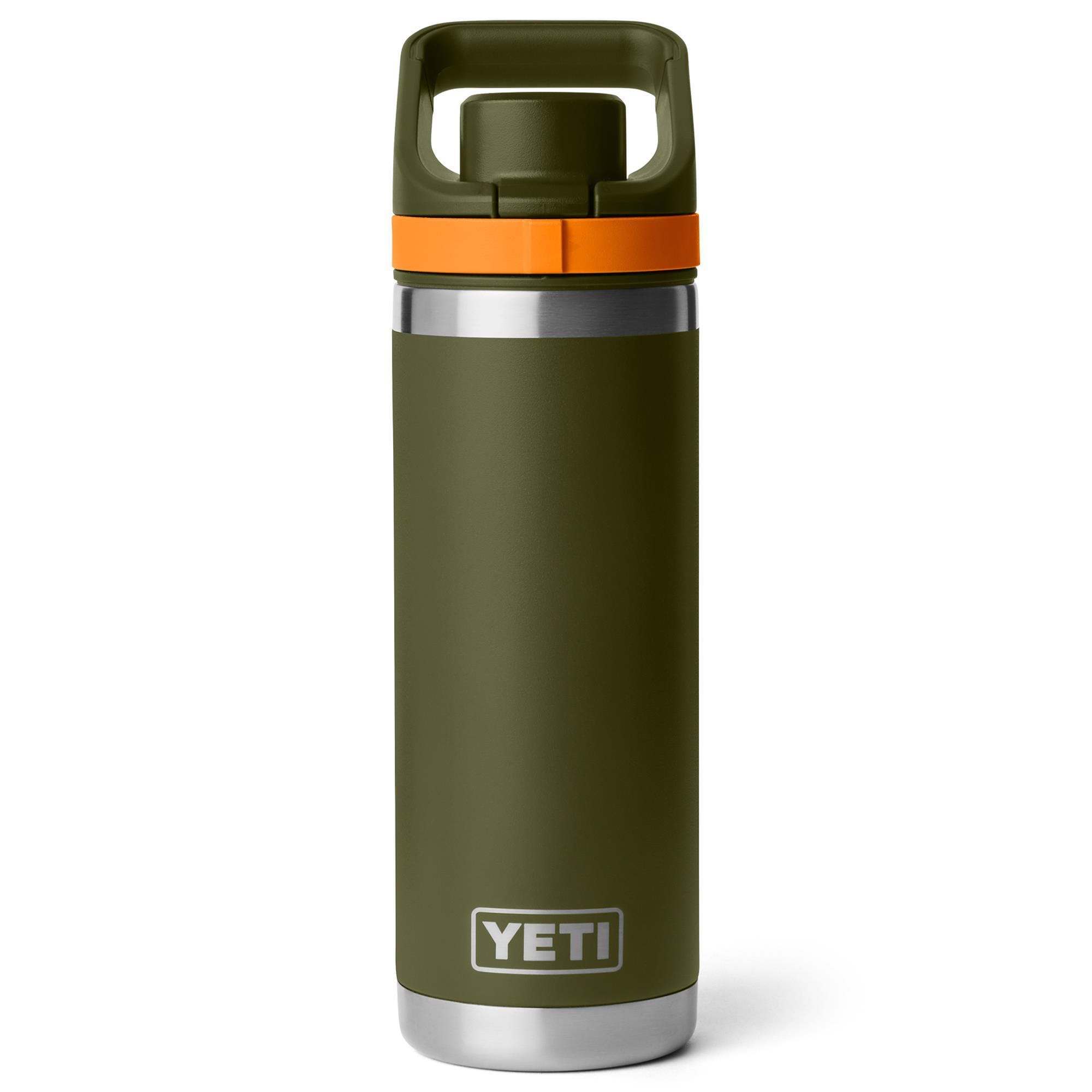 YETI Rambler 18 Oz Water Bottle with Color-Blocked Flip Chug Cap
