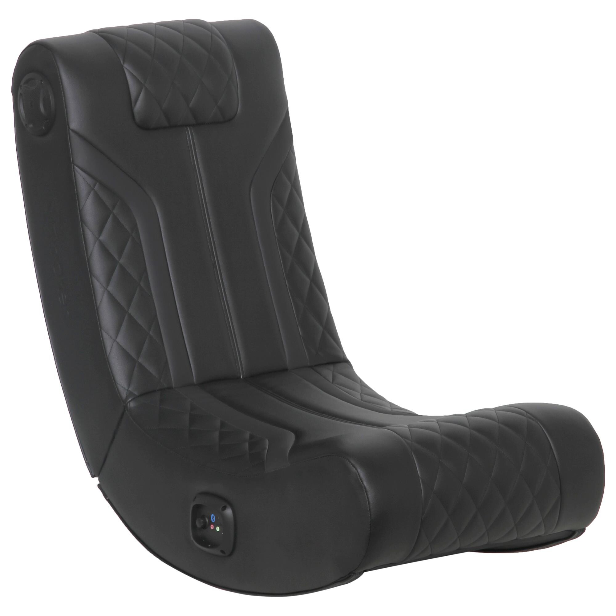 X-Rocker Lux 2.0 Bluetooth Foldable Floor Rocker/Black/Black | Nebraska