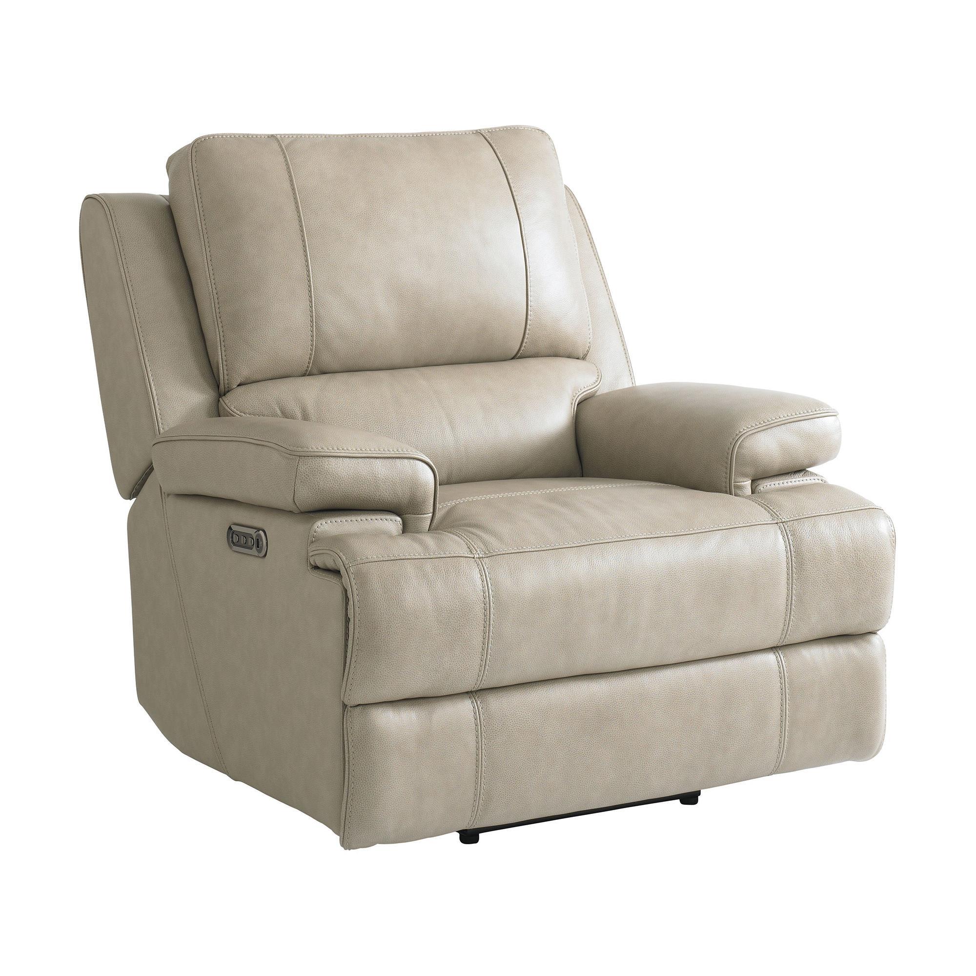 Bassett Parker Power Wall Recliner with Headrest and Lumbar in