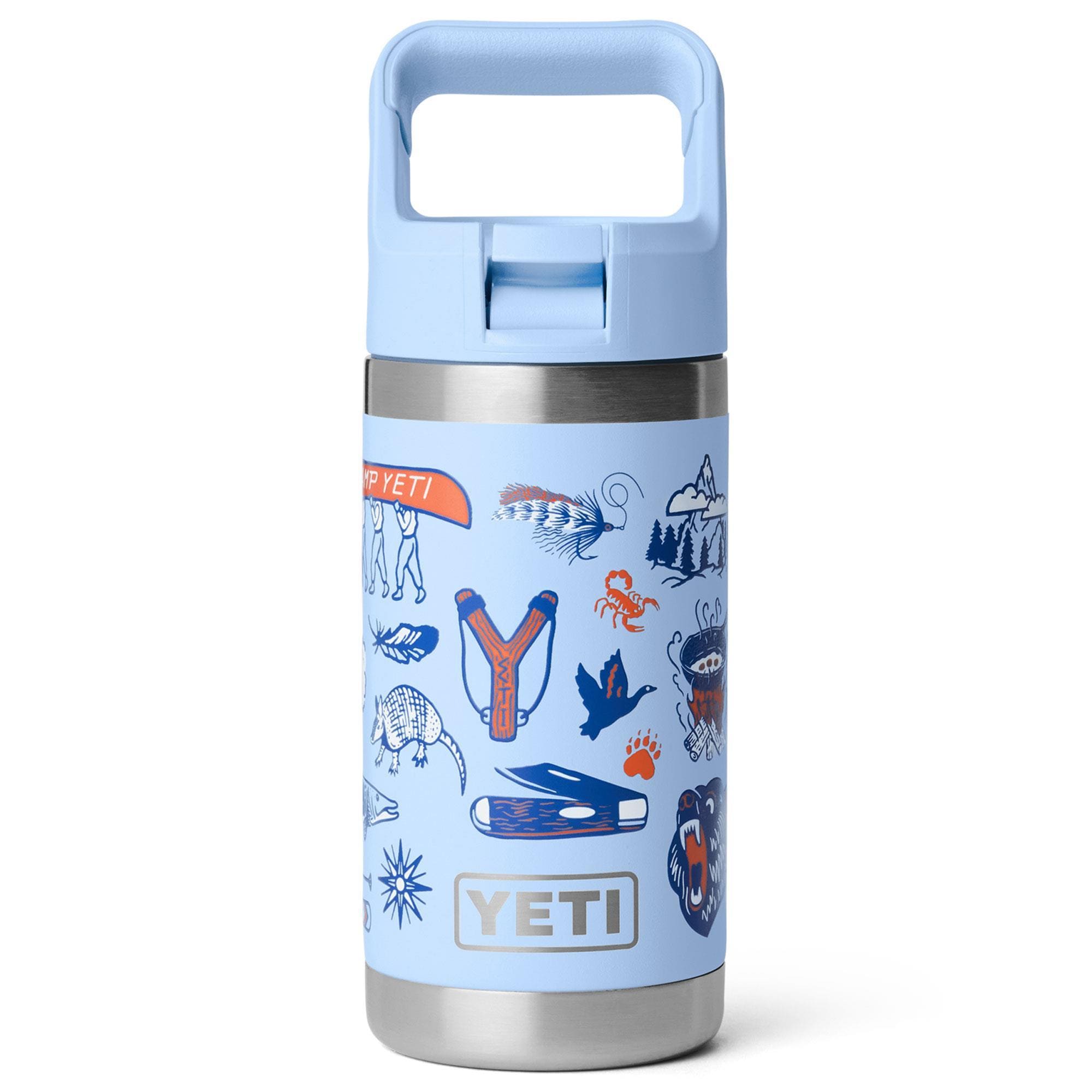 YETI Rambler Jr. 12 Oz Kids Water Bottle with Color-Matched Straw