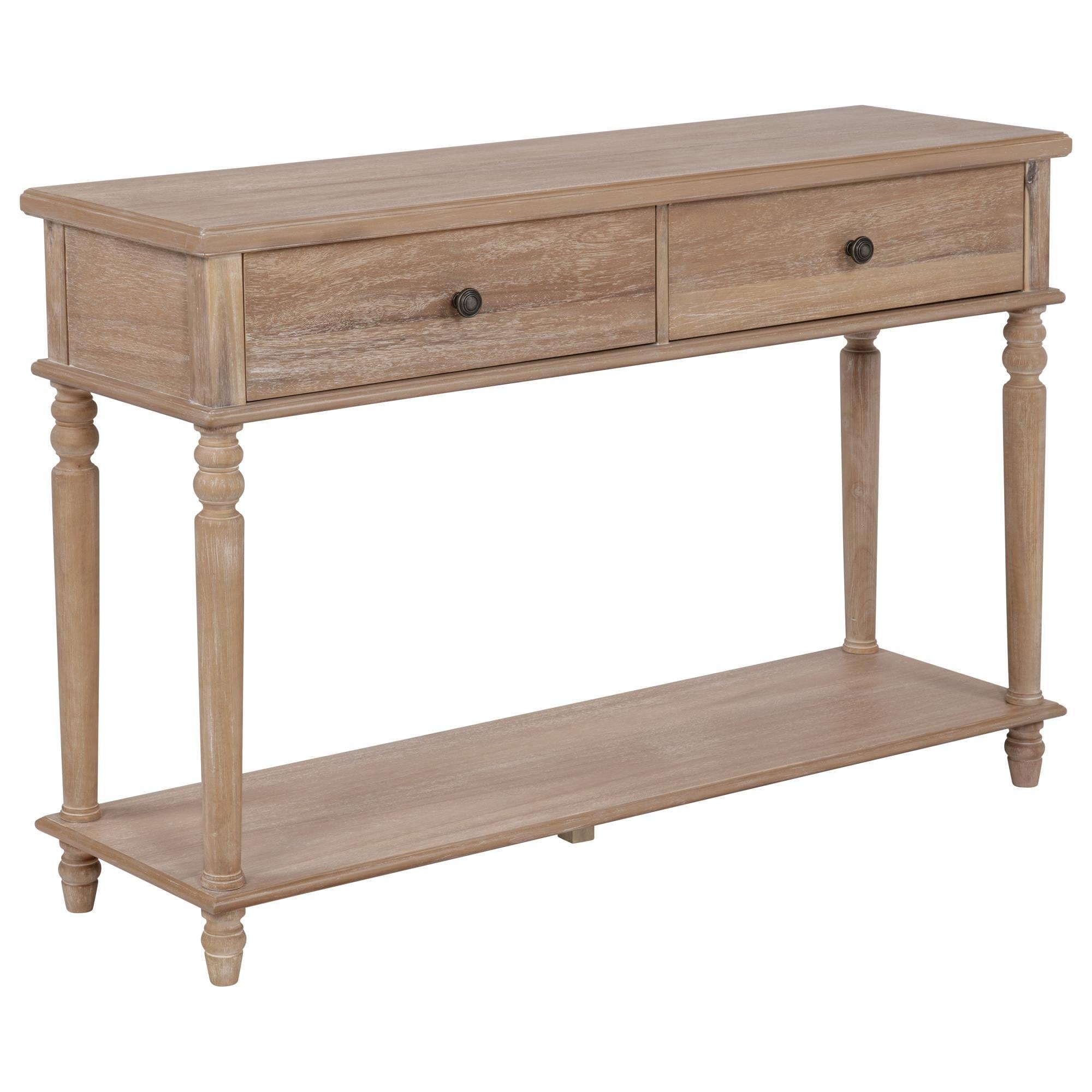 Linon Home Decor Mcghie Console Table in Brushed Grey