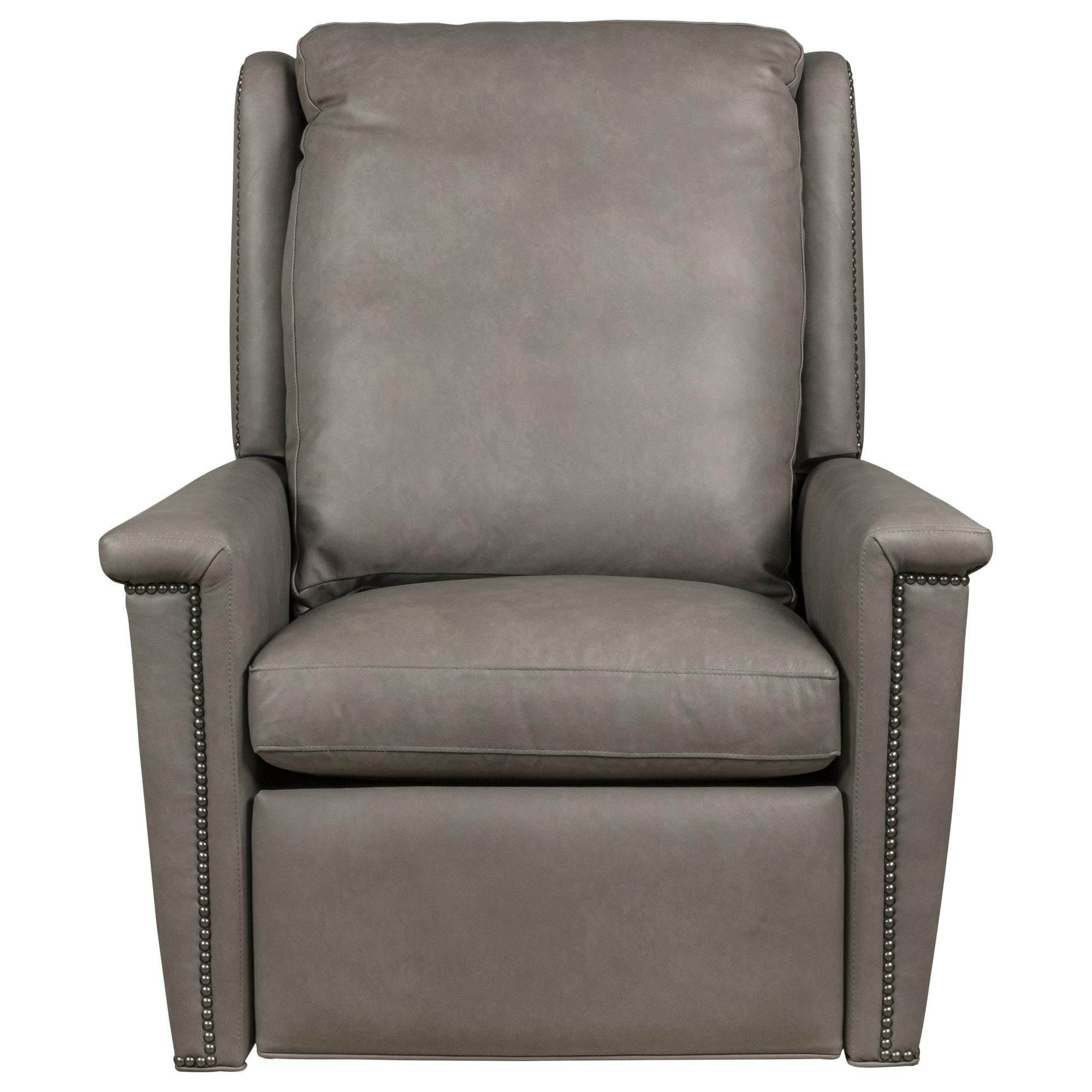 Hancock and Moore Harris Manual Swivel Recliner in Bruton Smoke