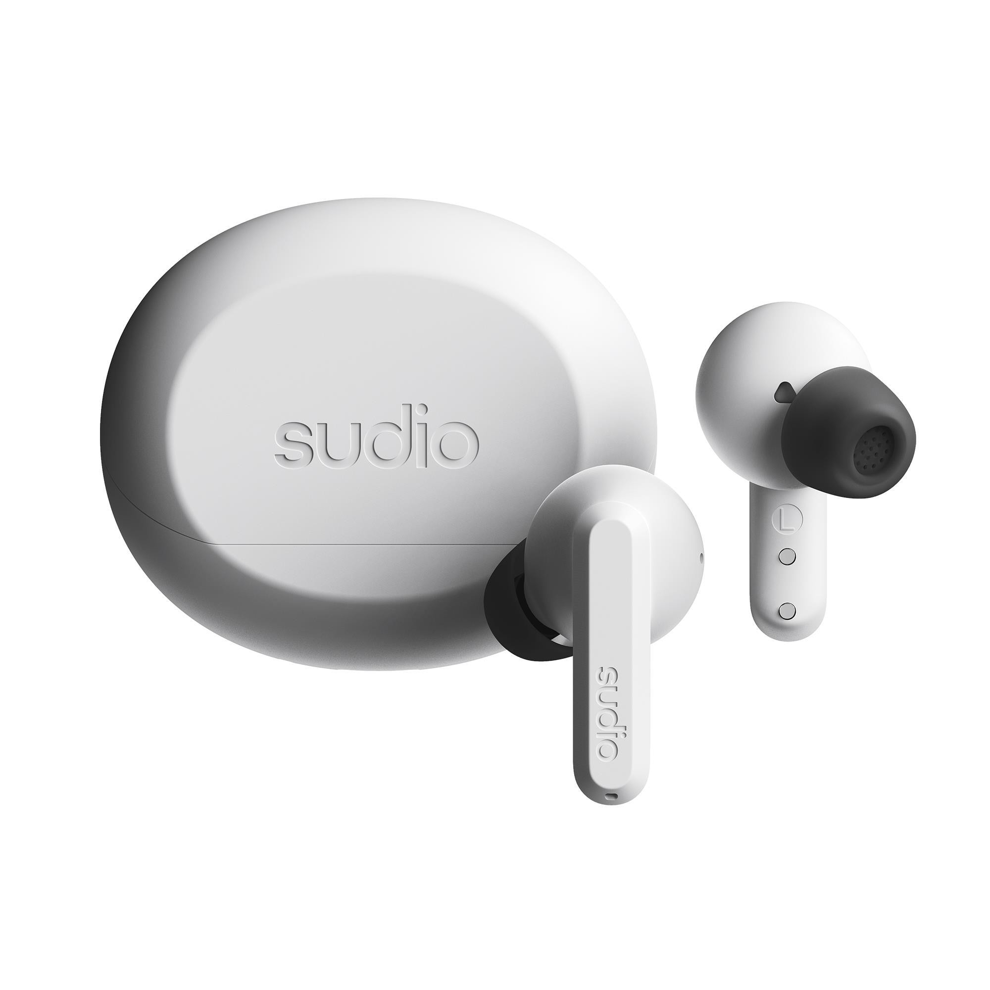 Sudio A3 Pro True Wireless Noise Cancelling Earbuds in White
