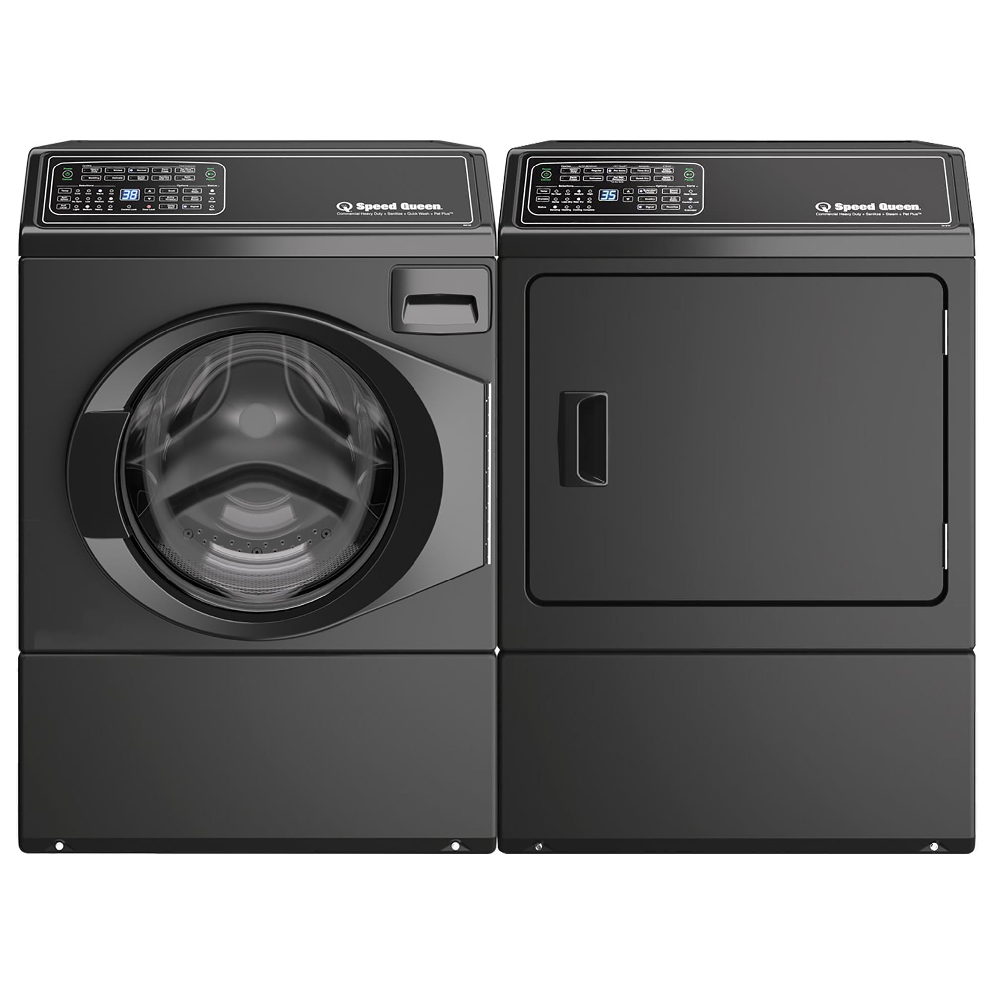Speed Queen 3.5 Cu. Ft. Front Load Right Hinge Washer and 7 Cu. Ft